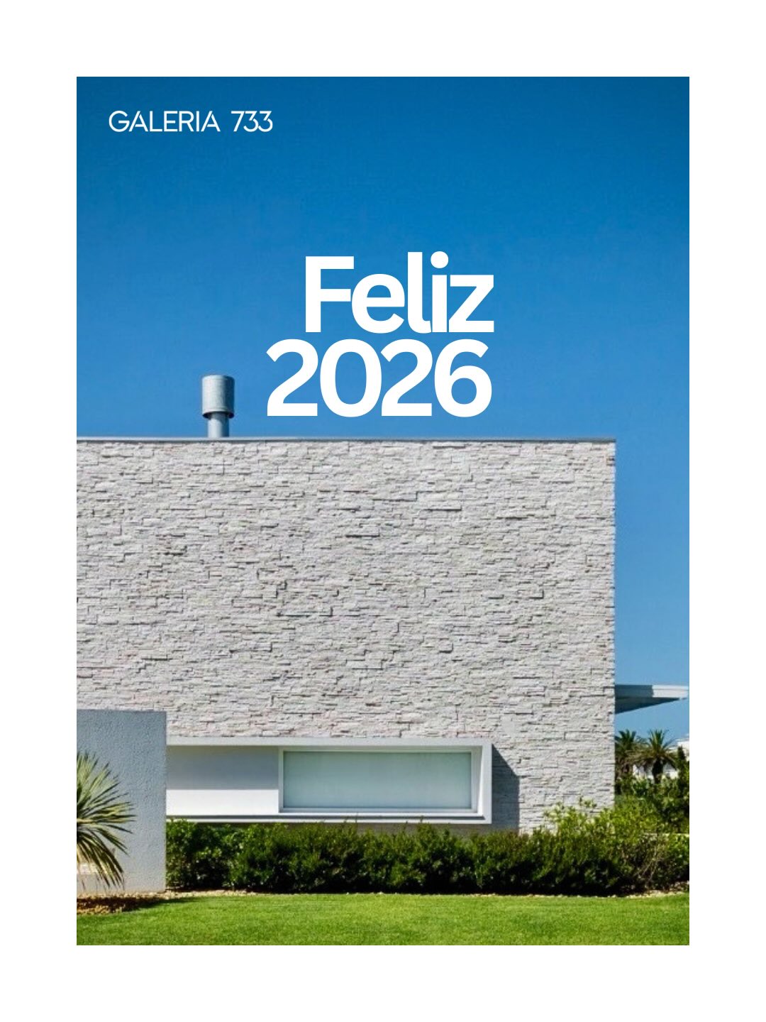 Feliz 2026!
#arquitetura #casabrasileira #casascontemporaneas #galeria733 #reveillon
_____________________________________________
contato@galeria733.com.br
Fone: (51) 3416-0412
•
GALERIA 733