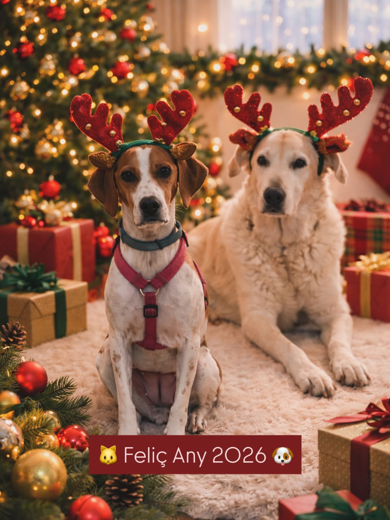 Feliç Any Nou a tots! Gracies als que heu confiat en mi amb les vostres mascotes que son un membre més de la familia. No podria estar més contenta. No tot ha sigut bo, hem perdut a alguns peludets este any però, de vegades encara que ho intentem tot, sen van. 😔 Vos dessitge un any ple de aventures amb els vostres millors amics. Jo soles espere estar açí per a vorelos creixer i ser feliços al vostre costat. 🐶🐱💕
Un fort abraç a tots els peludets 🩵