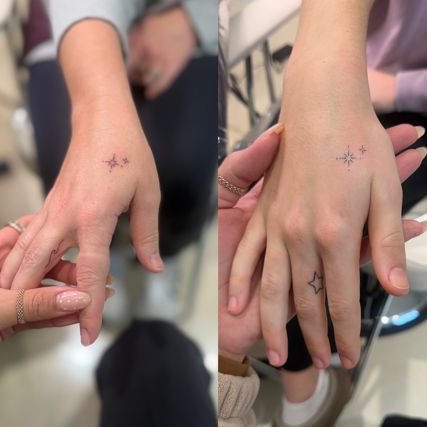 Mother daughter matching tats + a few extra 😉
.
.
#TinyTattoo
#SmallTattoo
#MinimalTattoo
#MicroTattoo
#DelicateTattoo
TinyInk
FineLineTattoo
SimpleTattoo
InkedMinimalism
MinimalistTattoo