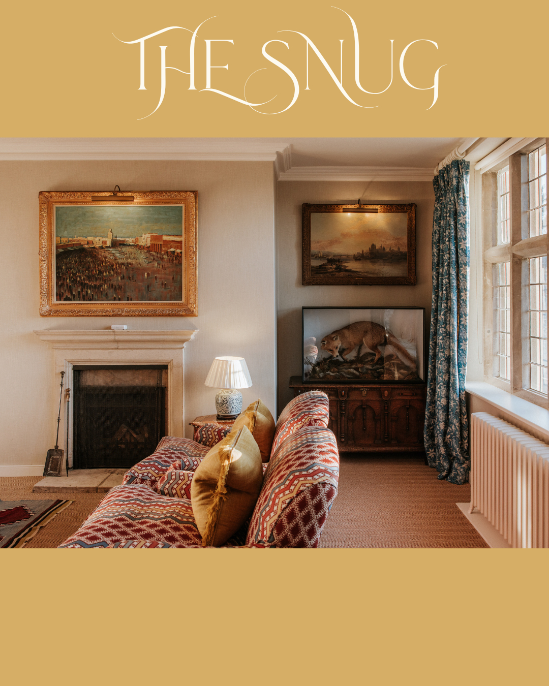 Winter nights done right. A crackling fire and movie night in the snug. 🔥🎬