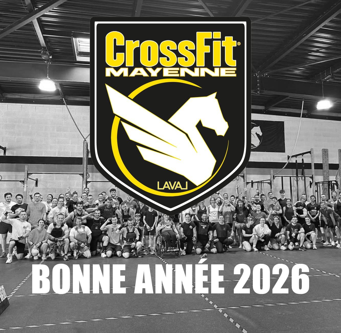 ✨ Toute l’équipe de CrossFit Mayenne vous souhaite une très belle année 2026 ! ✨
À nos adhérents, à notre communauté, à tous ceux qui font vivre la salle chaque jour : merci pour votre énergie, votre motivation et votre bonne humeur.
Que cette nouvelle année soit remplie de réussites sportives, de progressions, de défis relevés… et surtout d’une solide santé 💪🔥
Prêts à écrire la suite avec nous ? 2026, on arrive ! 🚀