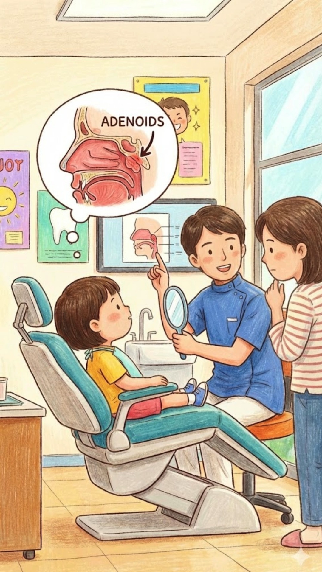 If your child has crowded teeth, an open mouth posture, or changes in how their teeth are aligning, a dentist can often spot patterns that hint at mouth breathing. In many kids, the hidden root cause can be enlarged adenoids.
As a parent, watch for ongoing nasal stuffiness and frequent infections like recurrent colds, coughs, fevers, and repeated throat pain. If these symptoms keep coming back, it is worth getting an ENT evaluation to check for adenoid-related blockage and address the cause, not just the symptoms.
Watch the full video: Adenoids in Kids: The Hidden Cause of Poor Growth, ADHD & Bed Wetting
Medical note: This is general awareness and not a diagnosis. Please consult an ENT specialist for a proper evaluation.
#Adenoids #AdenoidHypertrophy #MouthBreathing #KidsHealth #ChildHealth #ENT #ENTDoctor #PediatricENT #BlockedNose #NasalCongestion #SnoringInKids #SleepProblems #RecurrentCold #RecurrentCough #FrequentFever #ThroatPain #ParentingTips #BangaloreDoctor #ENTHealth360 #DrPrashanthReddy #throatpain #fever #coldandcough