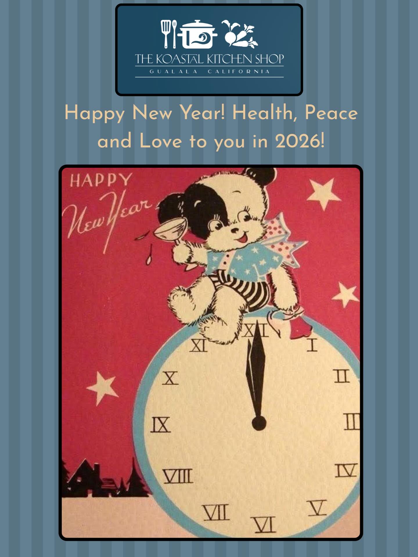 Happy New Year from The Koastal Kitchen Shop!
