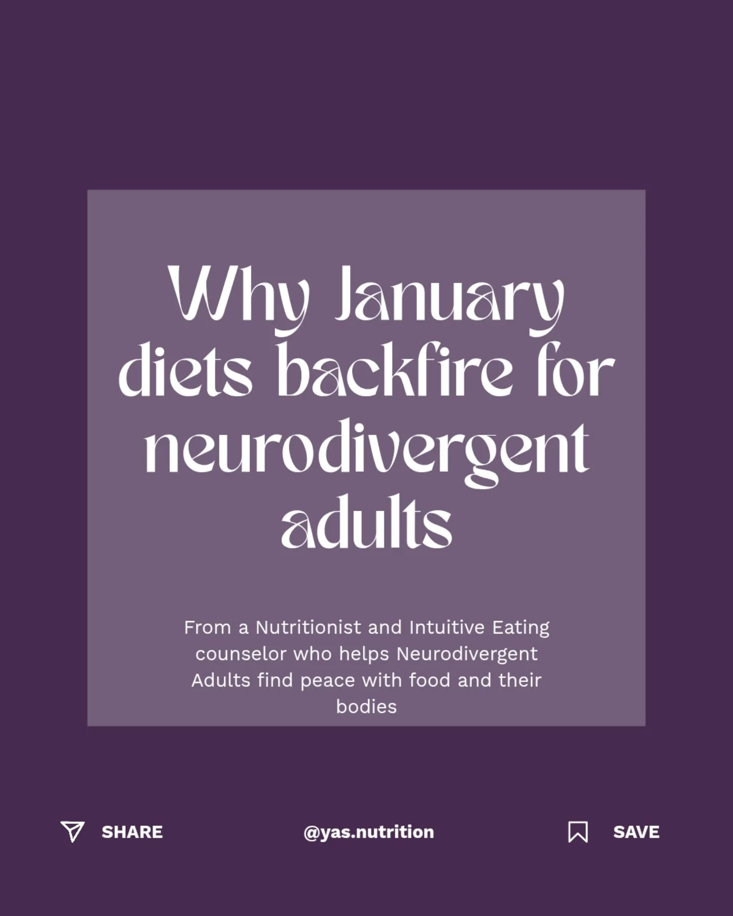 Why January Diet Culture Is So Hard for Neurodivergent Adults.
January diet culture increases mental load and stress, especially for neurodivergent adults.
Research shows that high cognitive demand pushes the body into stress mode, which disrupts eating regulation.
This is the kind of food stress I help ND adults reduce in my work.
#neurodivergent #dietculture #ndnutrition #nervoussystem