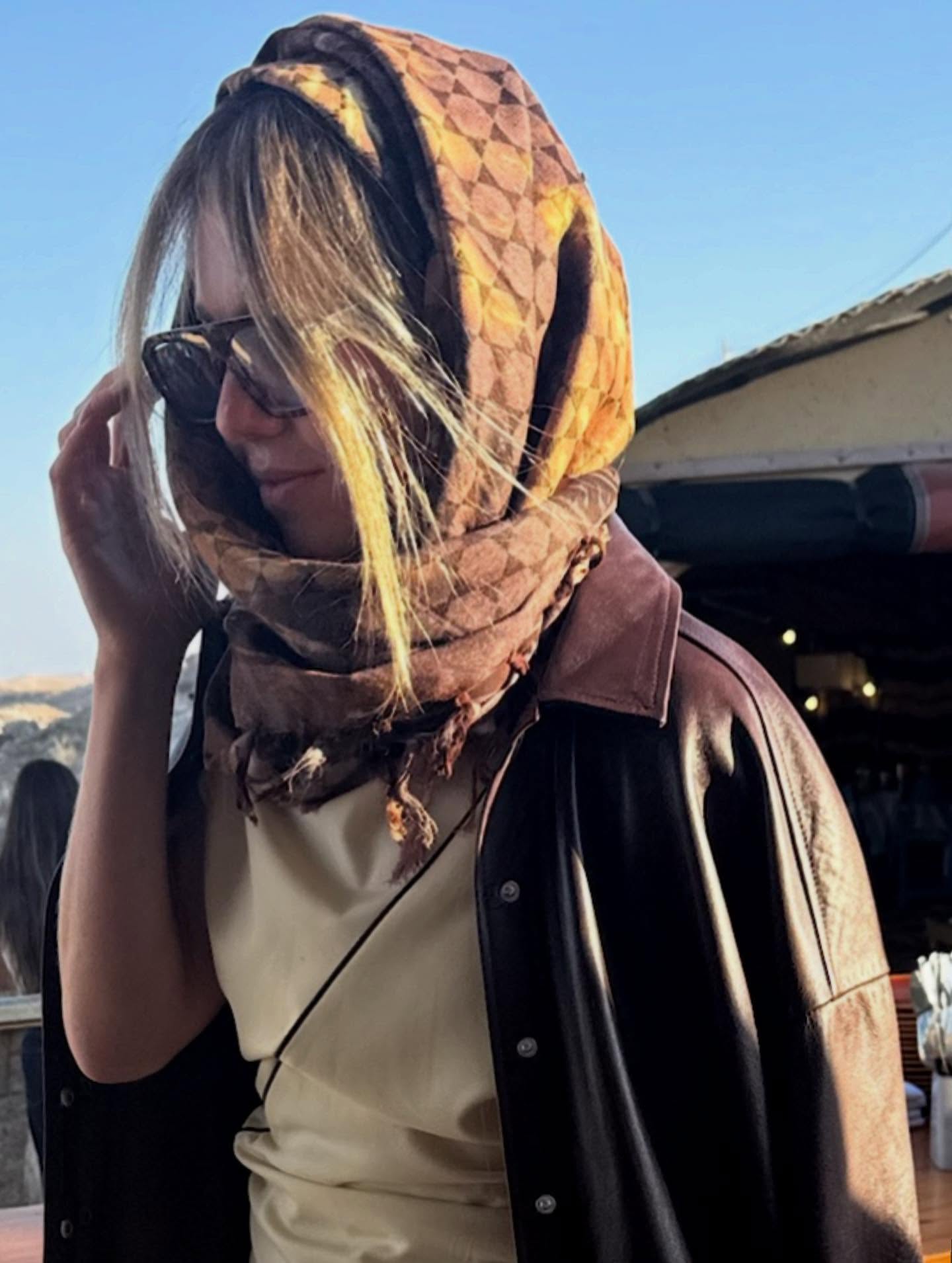 Semitic Cool @thelifeofsimi @ittawerdiger #sudra #scarf #scarfwithsoul #jewish #jewishscarf