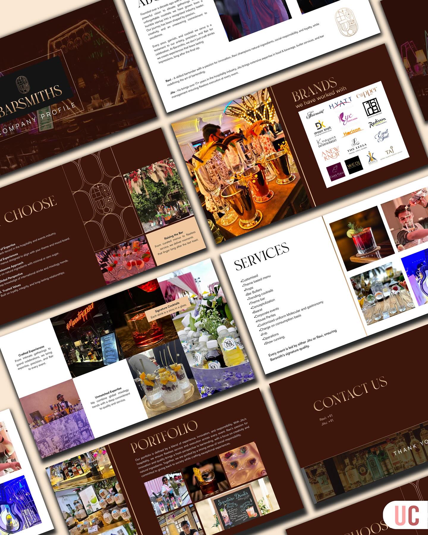 From premium visiting cards to a thoughtfully designed company profile, each brand touchpoint carries the same sophistication, consistency, and hospitality-first approach.
Built to leave a lasting impression on paper and at every celebration they serve.
#BrandCollateral #VisitingCardDesign #CompanyProfileDesign #WeddingBranding