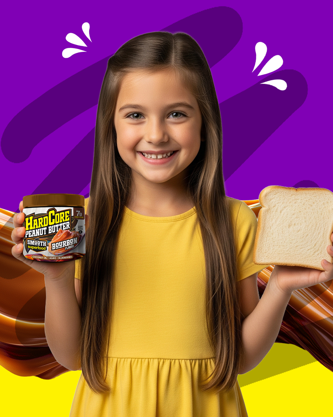 Simple slice, bold upgrade.
Hardcore Peanut Butter Bourbon Flavor packs 7g of protein and clean superfood fuel to turn any sandwich into real strength.
Spread Hardcore, snack stronger.
#hardcorepb #peanutbutter #food #SnackTime #HealthyLiving