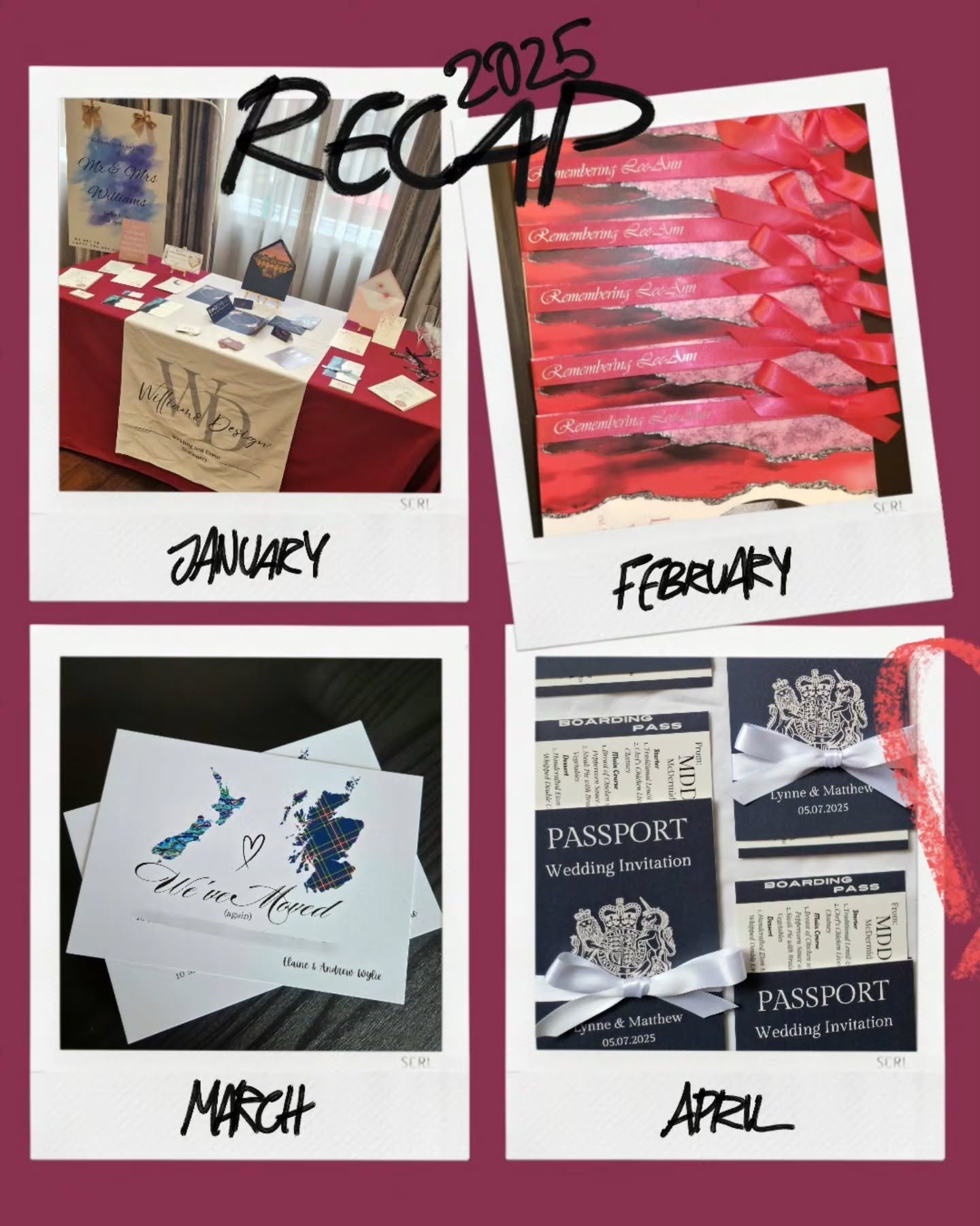 2025 gave us real life love stories, not just projects 💍
Ideas that started as conversations and turned into wedding invitations, venue illustrations, and moments meant to be cherished 💝
We discovered a whole new community of amazing suppliers, made loads of new friends and learnt new skills that have expanded my wee business more in 365 days than I could of ever imagined.
Thank you to every couple who trusted me to be a part of your story.
Do you want bespoke timeless invitations where every second is considered? DM me to get started on your love story 💘
#smallbusiness #scottishwedding #engaged #weddinginvitations