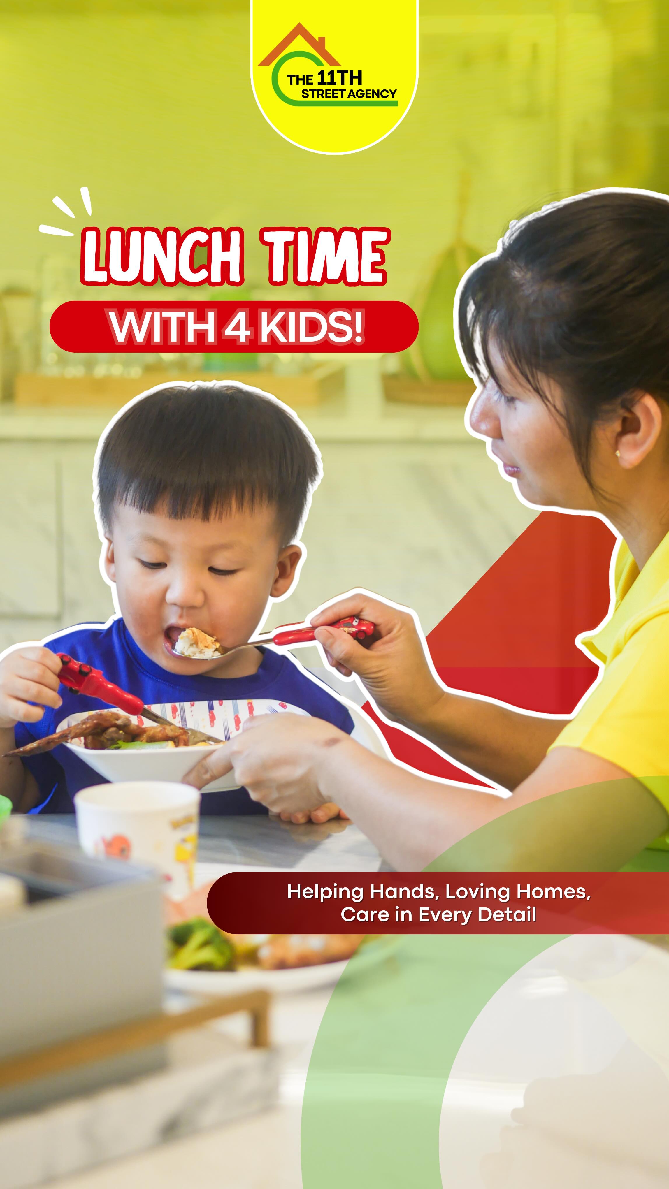 Whatโs lunchtime like in Singaporeโฆ with 4 kids? ๐
๐ฝ๏ธ
Chaos. Noise. Tiny hands everywhere!
And somehow, meals still get done ๐๐ป
From prepping food, cutting portions, serving plates
to making sure every child actually eats, this is where our helpers quietly step in ๐
Not just helping.
Holding the routine together.
Because when lunch runs smoothly,
everything else feels a little easier ๐ฉโ๐งโ๐ฆ๐
Looking for reliable household support? WhatsApp us.
โโโโโโโโโโโโโโโ
๐๐ก๐ ๐๐๐ญ๐ก ๐๐ญ๐ซ๐๐๐ญ ๐๐ ๐๐ง๐๐ฒ | ๐๐ถ๐ฐ๐ฒ๐ป๐๐ฒ๐ฑ ๐ก๐ผ. ๐ฎ๐ฑ๐๐ฏ๐ฌ๐ฑ๐ฌ
๐ฑWhatsApp: +65 8866 2732
๐ฉ Email: contact@the11thstreetagency.sg
๐ https://www.the11thstreetagency.sg/
๐ค Bringing Families & Helpers Together, The Right Way.
#SingaporeFamilies #DomesticHelperSG #MyanmarHelper #LifeWithKidsSG #HelperSupport