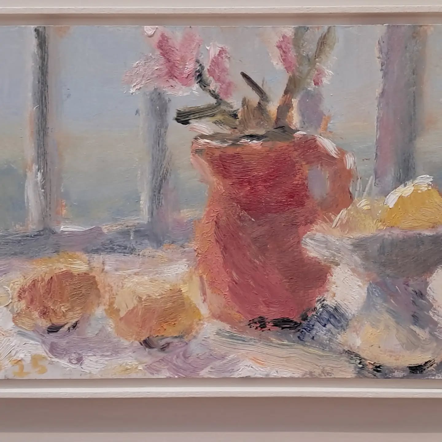 Delicate fresh oil painting by Alice Mumford RWA at Bristol RWA #RWAbristol #alicemumford