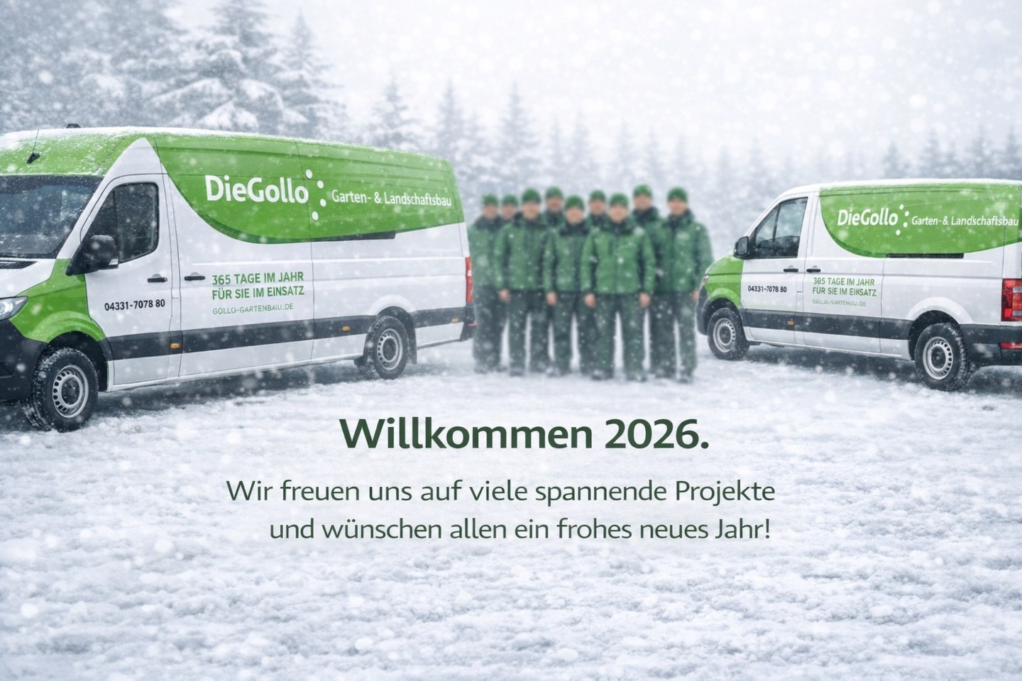 Willkommen 2026.
Wir freuen uns auf viele spannende Projekte und wünschen allen ein frohes neues Jahr!
Mit einem starken Team, viel Leidenschaft für Garten- und Landschaftsbau und dem Blick nach vorn starten wir in ein neues Jahr voller Aufgaben, Ideen und gemeinsamer Projekte.
Auf ein gutes, gesundes und erfolgreiches Jahr 2026.
Euer Gollo-Team 🌱
#dieGollo #gartenundlandschaftsbau #neuesjahr #2026 #teamgollo wirgestaltengrün galabau handwerk regional gemeinsam