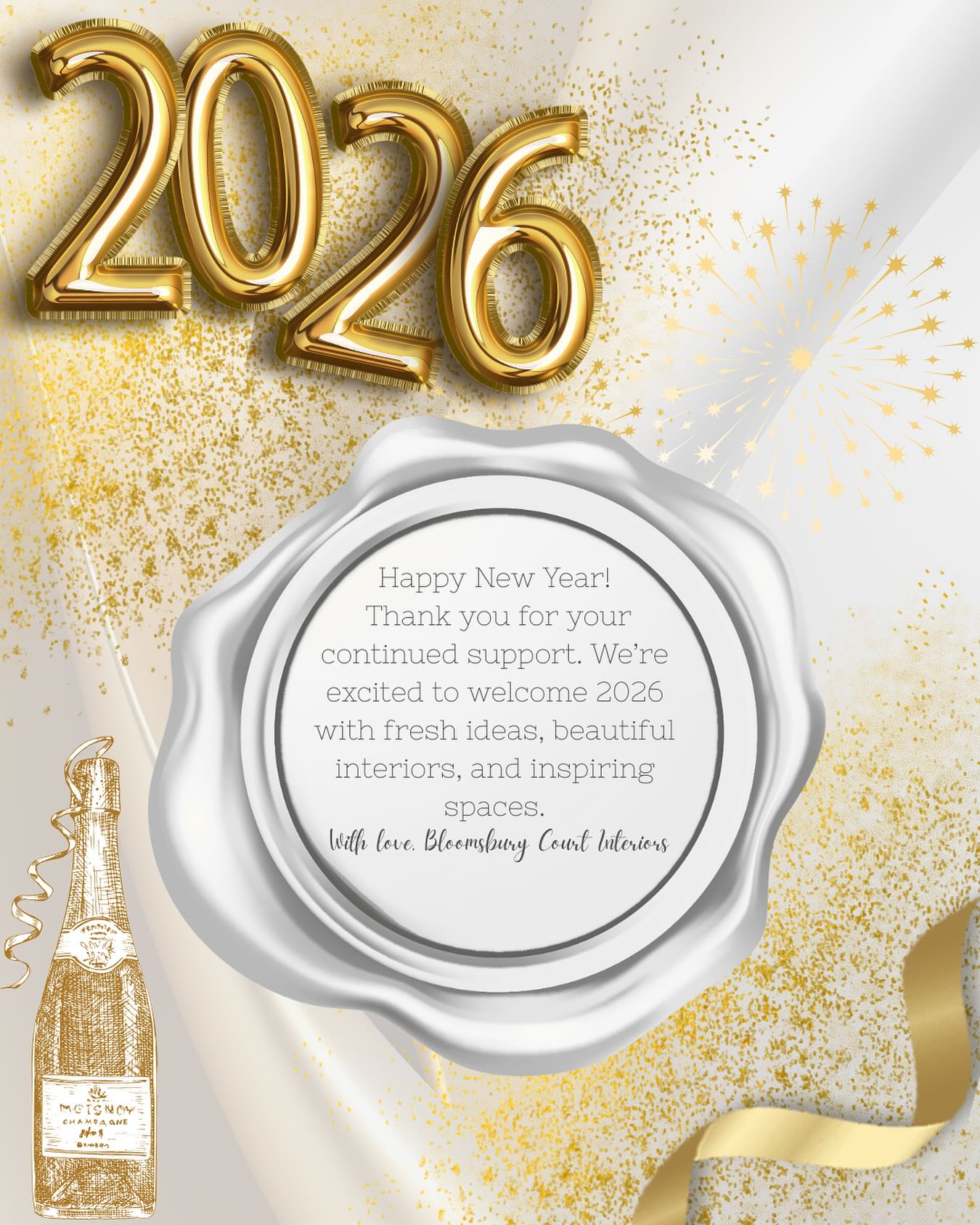 Cheers to 2026 ✨
Thank you for being part of our journey. Here’s to a year of fresh ideas, beautiful interiors, and inspiring spaces.
With love,
Bloomsbury Court Interiors 🤍🥂 #bloomsburycourtinteriors #interiordesign #kitchendesign #bathroomdesign #bedroomdesigns #london #newyear #2026 #deisgn