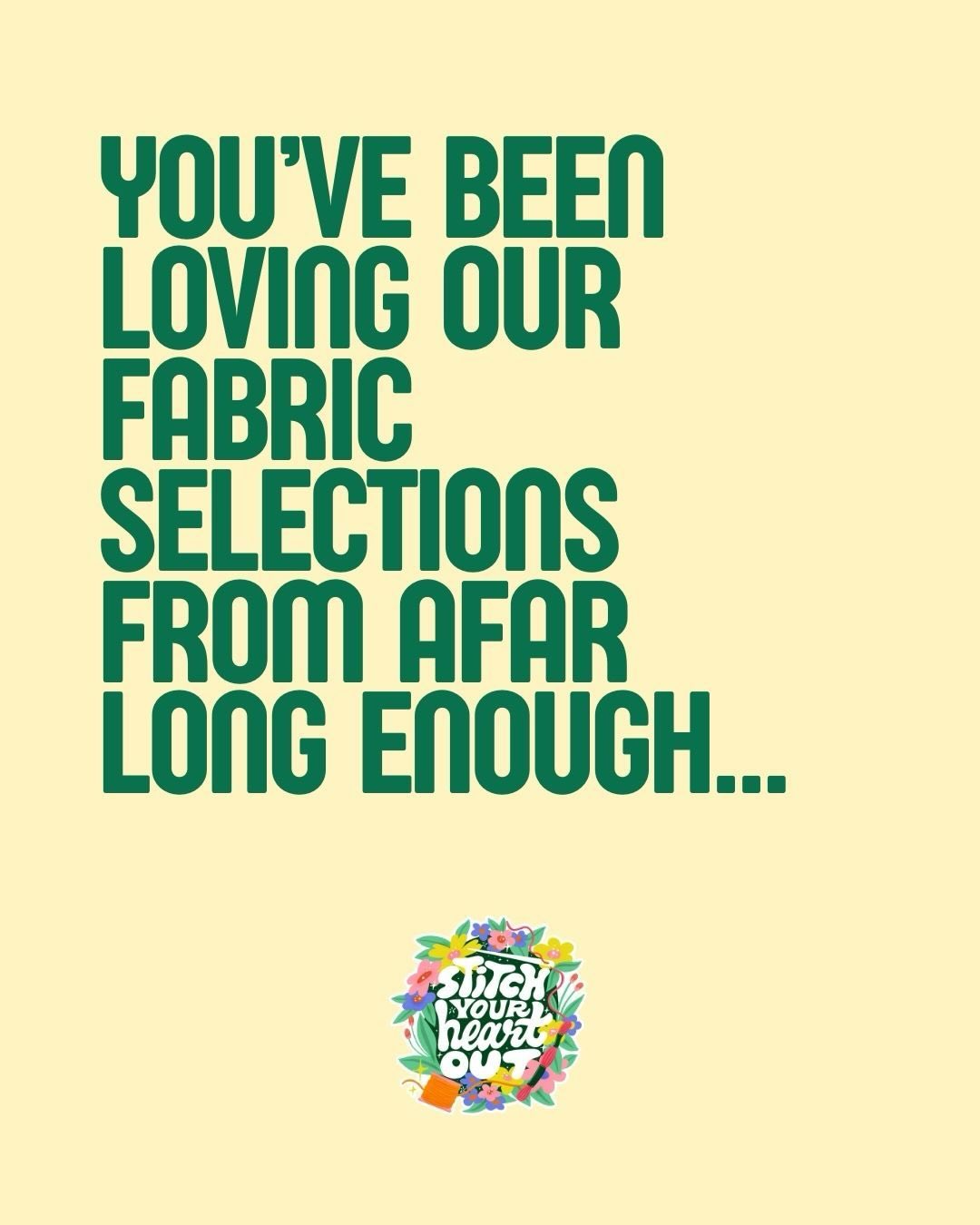 One of the most popular DM’s I get is when I put up a fabric poll and I inevitably get, “Where do you get all your fun fabrics?!”
Now you can join the fun every month with two new-to-Bateswood fabrics, all printed cotton and complementary cording mailed to your house to either pair with a current project or to add to your collection for the future when inspiration strikes.
Because January is always off to a hot start, you have until January 5th to sign up for the kick off month!