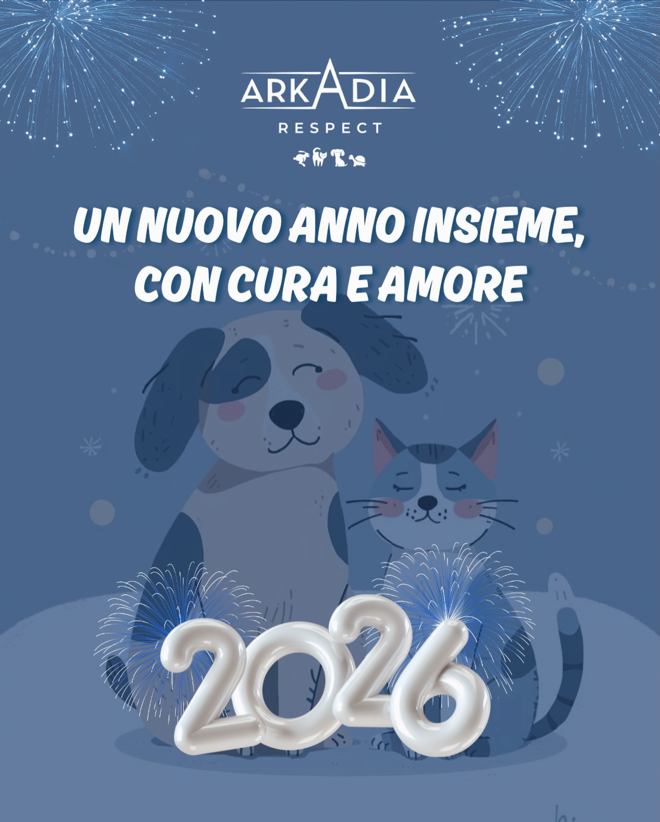 ✨🐾 Un anno si chiude, uno nuovo è pronto a cominciare.
Grazie per averci scelto, per la fiducia e per l’amore che ogni giorno donate ai vostri compagni di vita a quattro zampe 🤍
Da parte di tutto il team Arkadia, vi auguriamo un felice fine anno e un sereno inizio di anno nuovo, fatto di salute, cura e piccoli grandi momenti insieme 🐶🐱
📅 Vi ricordiamo che riapriremo venerdì 2 gennaio, pronti a prenderci di nuovo cura dei vostri pets, come sempre.
✨ In queste ore di festa, proteggiamo i nostri animali dai rumori forti dei fuochi: restiamo loro vicino, creiamo un ambiente tranquillo e facciamoli sentire al sicuro.
La nostra presenza è il regalo più importante 💙🐾
Buon anno ✨🎆
#arkadiavetclinic #buonanno #fineanno #nuovoanno #petsfamily amoreanimale cane gatto veterinaria curaconamore petcare