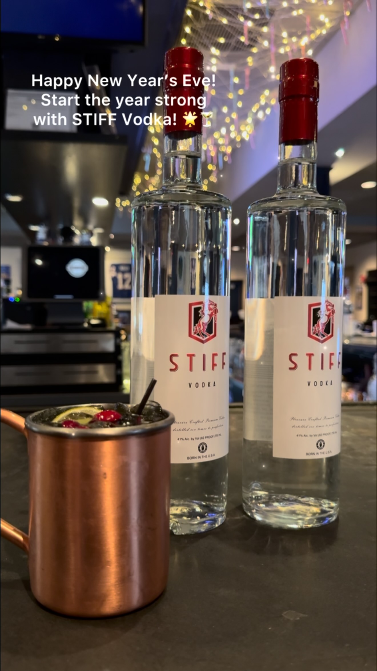 Start the year off strong with STIFF Vodka 🥂✨
Same goals, same grind—just a little more STIFF. Cheers to the new year.
#NewYearsEve #StartStrong #STIFFVodka #NewYearSameSTIFF