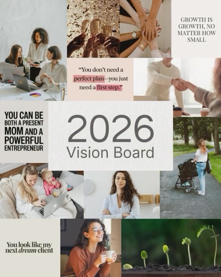 A visual pause before the next season. This vision board captures the energy we’re stepping into. Less noise, more clarity. Built with intention.
