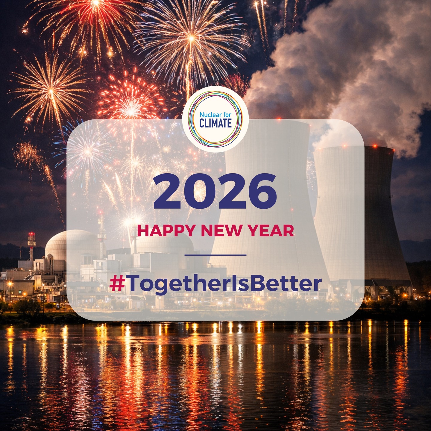 ✨ Happy New Year 2026
Nuclear for Climate wishes you a year of progress, dialogue and collective action.
The climate challenge remains one of the defining issues of our time. Meeting it will require open conversations, science-based decisions and cooperation across borders, technologies and perspectives.
In the year ahead, we will continue to advocate for a pragmatic and inclusive approach to climate solutions, where nuclear energy plays a key role alongside renewables.
Thank you to everyone who contributes, supports and engages in this shared journey.
🌍 Here’s to a new year of commitment and climate action.
#NuclearForClimate #HappyNewYear #ClimateAction #EnergyTransition #ScienceBasedPolicy