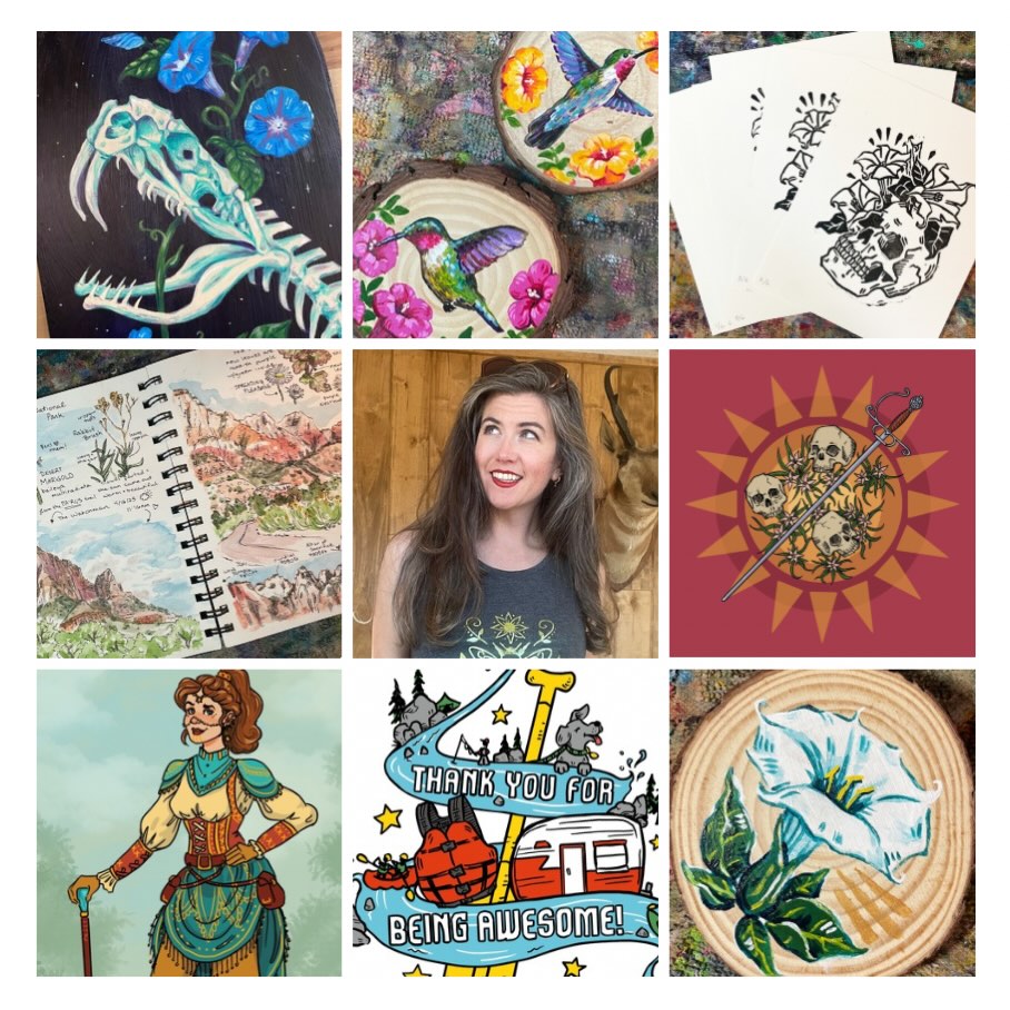 Happy New Year! I cannot believe 2025 is coming to a close. What a year it has been! Artistically, this year I focused a lot more on my physical art - acrylics, print making, and diving deep into nature journaling. My digital stuff is a lot more popular, but there’s something about putting all the screens away and getting messy with some paint that just fills my soul.
✨🎨✨
I did a handful of commissions with wonderful people, taught nature journaling classes, had two gallery exhibits (one still up now!), did one market, reworked my website, finally opened my online shop again… but most importantly I have just wanted to create. I’m ending this year brimming with inspiration for this next year. So many exciting projects to work on, things to explore… so keep your eyes out for some new adventures! But don’t worry there will still be lots of swords and nerdiness! I’ll be taking some polls in the future to figure out what yall are most interested in and how I can best support my people with art. I appreciate all of you immensely.
🖤⚔️🖤
Till then, I wish you all a wonderful new year! Thank you so much for sticking around on my page and supporting artists. Art reflects our humanity. It is one of the tools we have that will help us amidst all the difficulties we are currently facing. Stay strong my friends! And fight on! Love you all!
#artvartist #happynewyear