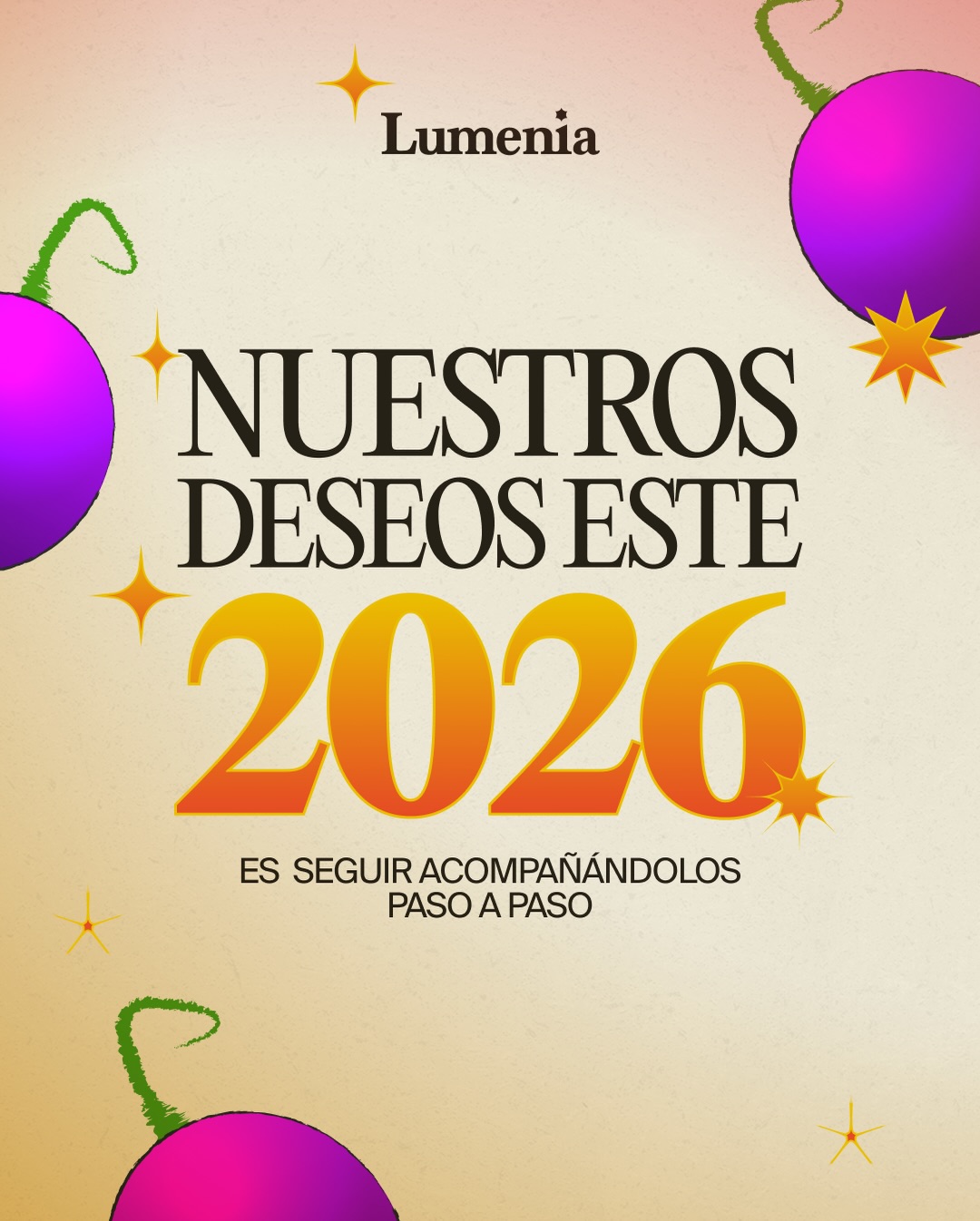Nuestro propósito para este año nuevo es seguir brindando la mejor ayuda para todos nuestros usuarios y sus familias mediante estos 12 pasos de recuperación.
De parte de todos en Lumenia, ¡les deseamos un 2026 lleno de bendiciones!
#rehabilitacion #recuperacion #adicciones