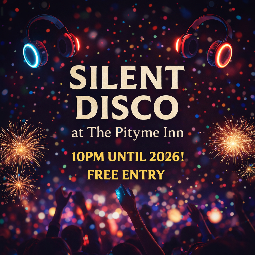 🎧✨ Silent Disco at The Pityme Inn ✨🎧
We’re keeping it easy and turning the dancefloor loose from 10pm and straight into the New Year at @pitymeinn.
One great playlist, plenty of energy and a room full of people ready to see the year out together. Grab a headset, hit the floor and enjoy the countdown with us.
🕺 Starts 10pm
🎶 One solid playlist
🎉 Free entry
🍾 Good vibes into the New Year
No tickets, no fuss. Just turn up and join the fun.
see you there!