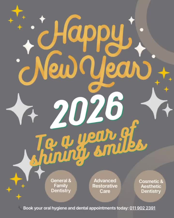 ✨ Here’s to a Year of Smiles! 😁✨
New year, fresh beginnings, and plenty of reasons to smile.
At Family Dental Practice Alberton, we’re ready to help you and your family keep those smiles healthy, confident, and bright all year long 🦷💙
Make 2026 the year you invest in your smile.
📍 Family Dental Practice Alberton
📞 011 902 2391
🌐 familydentalpractice.co.za