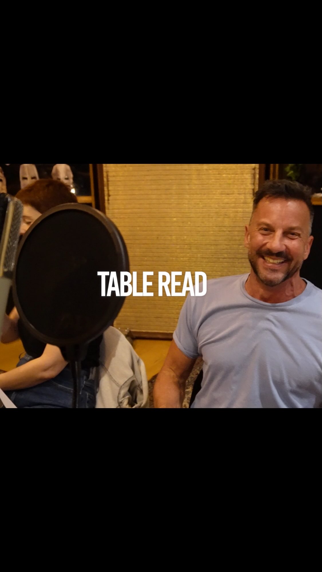 Cheers! 🥂🎉 to an amazing year of #TableRead recordings! Thank you to all our wonderful cast and crew!!