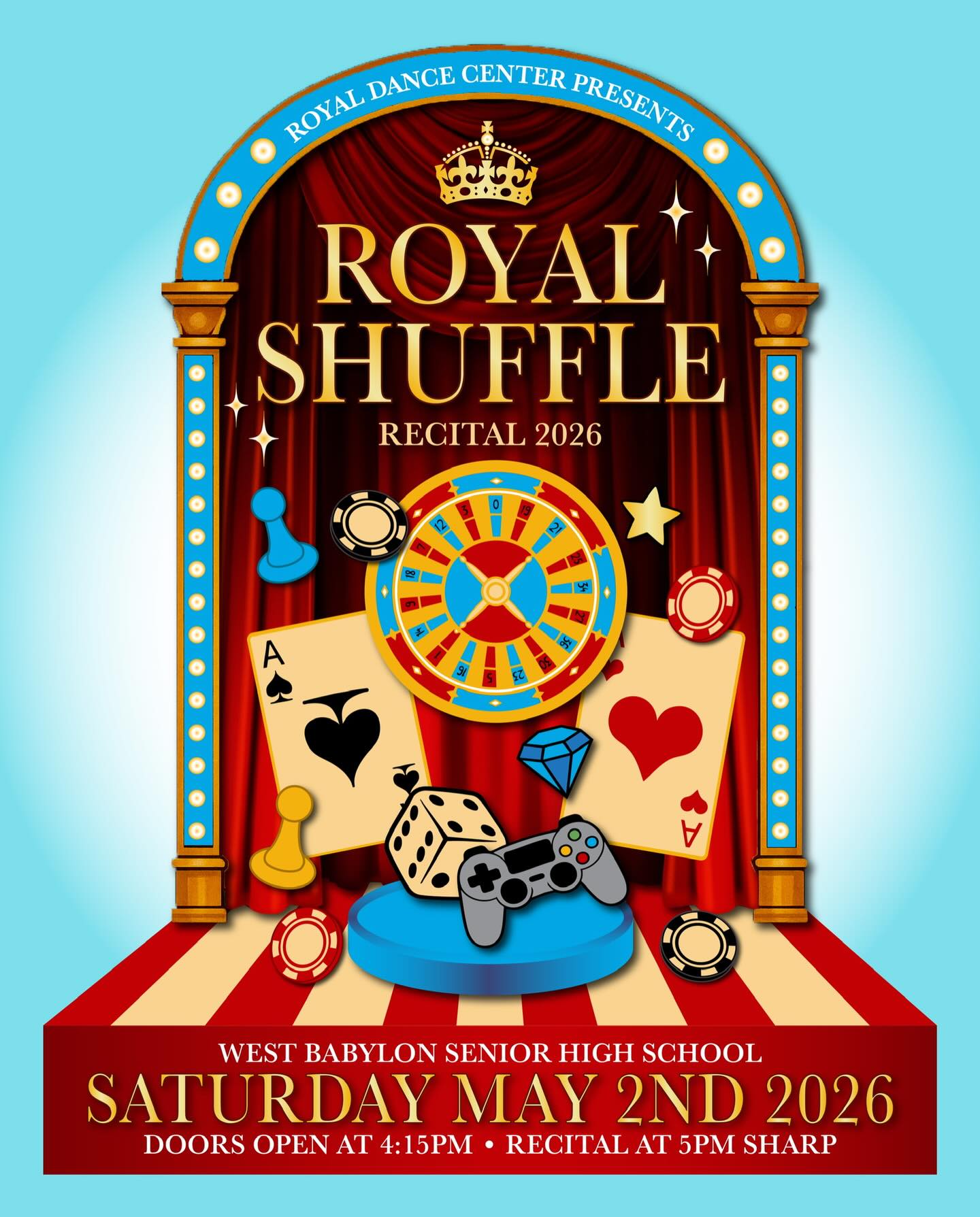 👑✨Presenting Our Royal Recital Save The Date✨👑
We are delighted to share Royal Recital info! We cannot wait to see each dancer shine on stage!
#discoverbabylon #VillageofBabylon #LoyalToRoyal #RDCForever #longislanddancestudio
