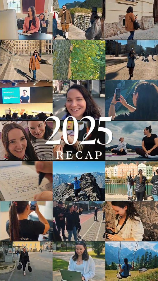Was für ein Jahr! 🤩🥳 Wir freuen uns schon auf 2026: auf viele neue Content-Drehs, ausgefuchste Ideen, tolle Momente, kreative Kampagnen, coole Shootings, grandiose Zahlen, glückliche Kunden, spannende Projekte und viel viel mehr!
#agenturausgefuchst #ausgefuchst #socialmediamarketing #tirolerunternehmerinnen