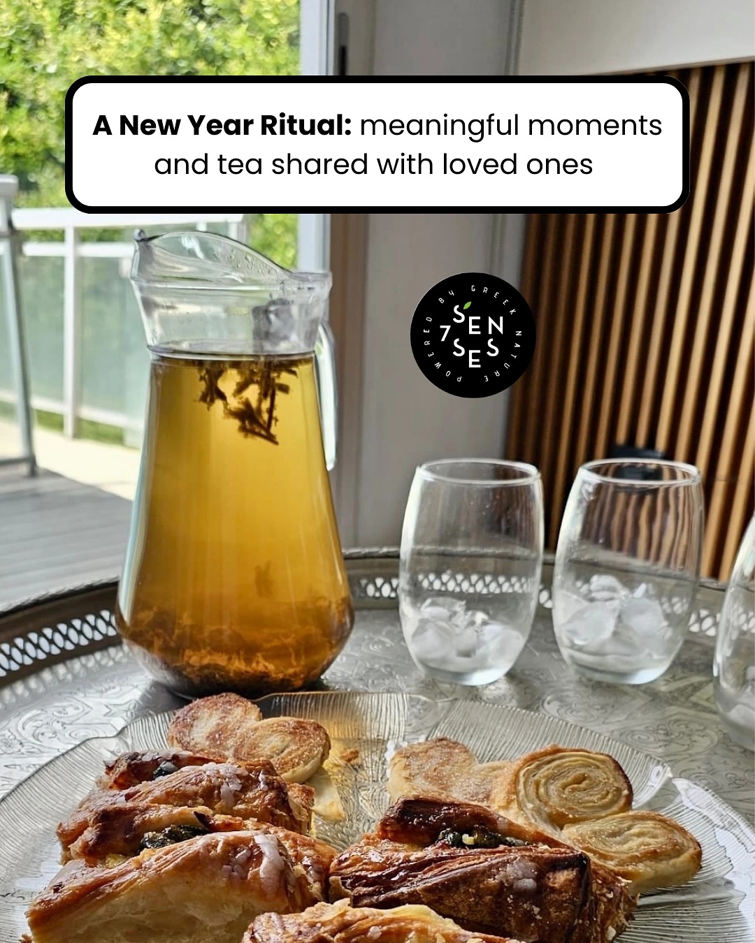 ✨ Welcoming 2026 the way we love most, slow, intentional, and steeped in wellness.
Our Melissa Tea Blend is the perfect companion after the holidays, supporting relaxation, digestion, and mindful moments with the people you love 🤍
Here’s to a year of balance, warmth, and beautiful rituals, one cup at a time 🌿
Happy New Year from Seven Senses Organic
#SevenSensesOrganic #MelissaTea #LemonBalmTea #NewYearRituals
#OrganicGreekHerbs #HerbalTeaLovers #WellnessInACup #TeaTime #buylemonbalmtea