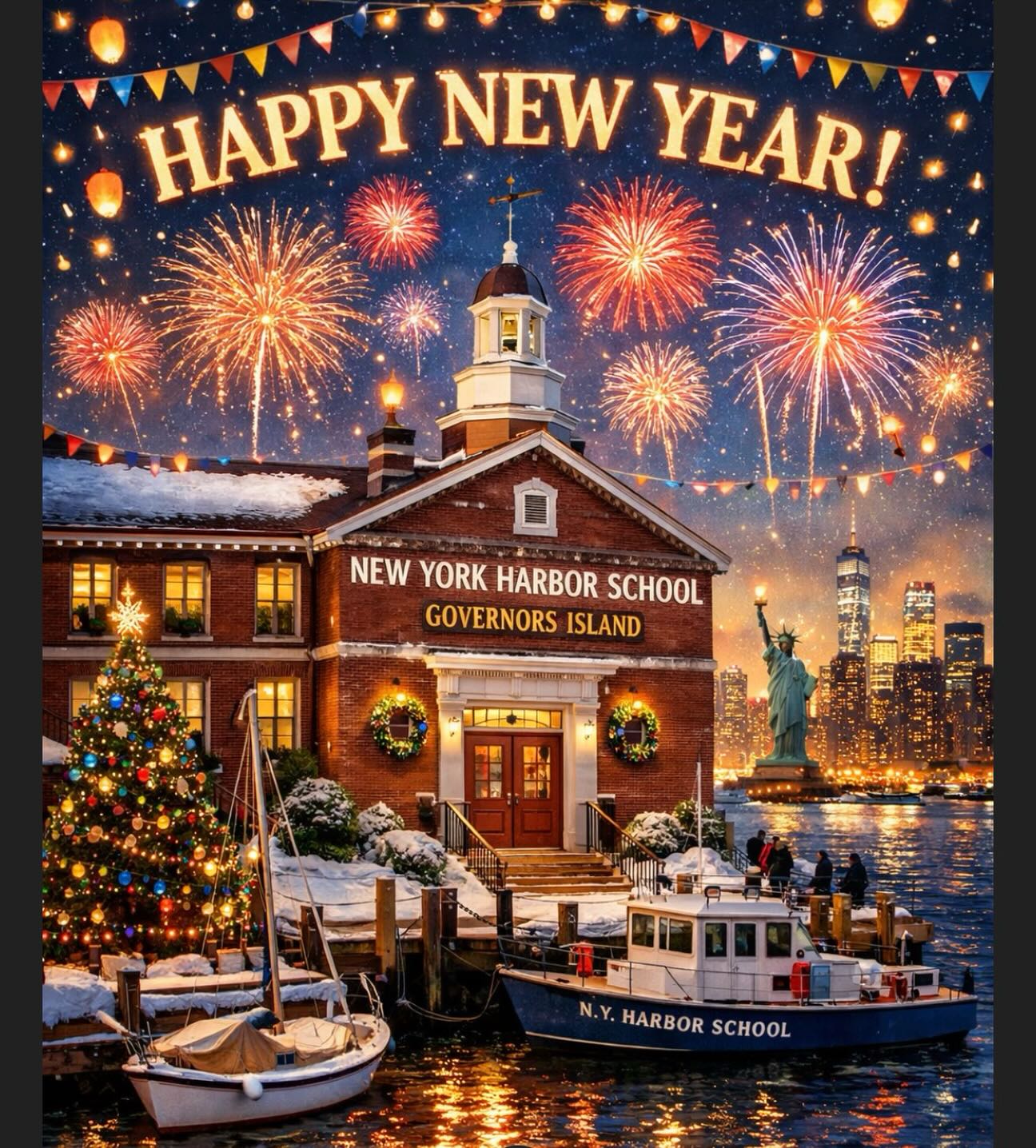 Happy New Year from Harbor School to you and yours. We wish you a year full of good health, more wealth and prosperity. May this year bring you everything you’ve been hoping for. #harborup #newyeatnewharbor