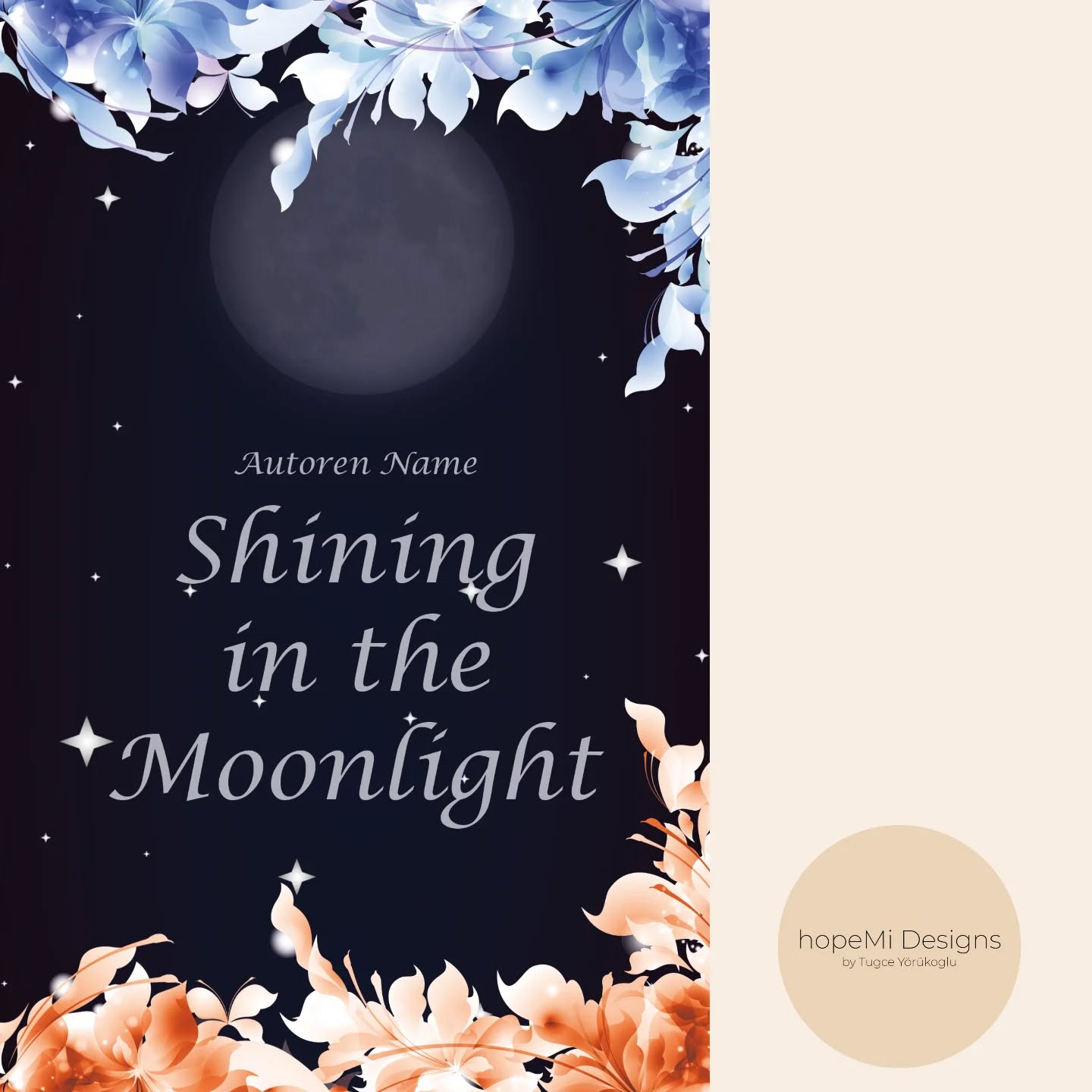 Fantasy Premade Cover ⚔️
Dieses Fantasy Premade Cover ist während meiner Community Time entstanden. Gewünscht waren ein Mond und leuchtende Blumen, die ich in dieses Design eingebaut habe.
Das geheimnisvolle Mondlicht, funkelnde Sterne und florale Elemente erschaffen eine ruhige, magische Stimmung, die perfekt zu Fantasy oder romantischer Fantasy passt. Ideal für Geschichten mit einer poetischen Note und einem Hauch von Zauber.
Titel und Autorenname können selbstverständlich individuell an die jeweilige Geschichte angepasst werden.
✔️ Bis zu 2 Anpassungsrunden inklusive
✔️ Titelanpassung selbstverständlich kostenlos
#bookstagramgermany #selfpublisher #coverdesign #fantasycover #premadecover