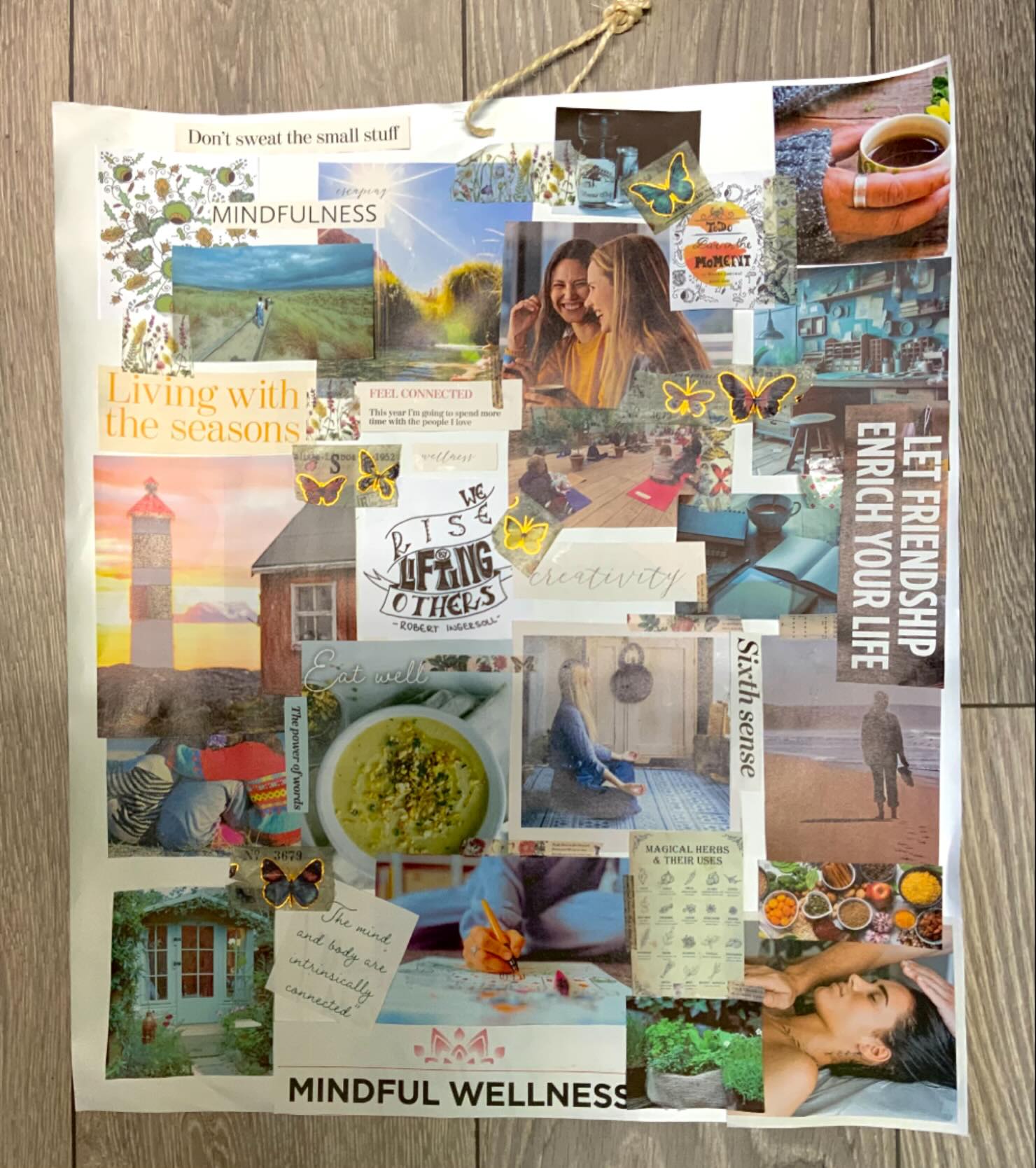 I did not intend to create my visual board today, but the old one was pealing off the wall. I left on some things which I am carrying from the last year and added new pictures and words. Are you creating yours for 2026?
#visualboard #moodboard #2026board