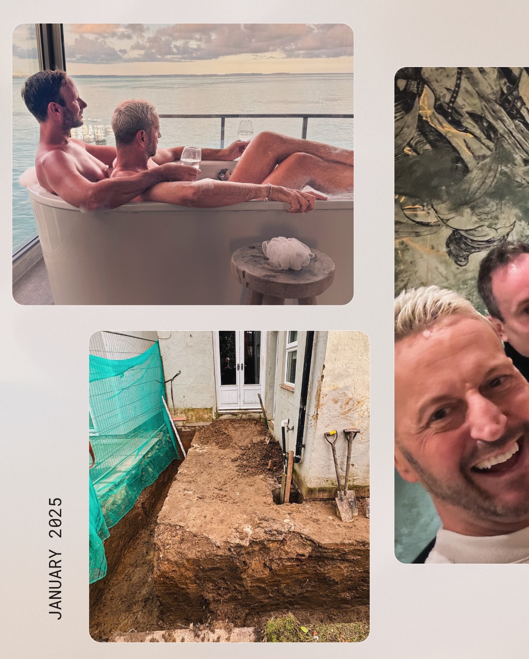 And just like that….. here’s our 2025 recap -
-
January
Pic 1 - kicked off our year in the Maldives
Pic 2 - work started on our renovation we did a kitchen extension, basement conversion and removed a wall to make our dining room larger.
-
February
It’s Adrian’s birthday so we had a nice relaxed birthday in Cheltenham with friends Pic 3
-
March
I caught up with one of my dearest friends in London. We don’t see as much of each other as we used to. We now live on the opposite sides of the country but she’s always in my heart Pic4
Then we went back to Sutton Coldfield and caught up with our friends who we left behind when we moved to Cheltenham Pic 5 - 7
-
April
The sun came out and so did we (in to the sunshine) impromptu drinks alfresco with friends pic 8
Cocktails in a new cocktail bar we found and loved (must visit more in 2026) pic 9
-
May
Cheltenham Jazz festival kicks off the beginning of the festival season in town and of course the rain comes out
And of course Kyle in Manchester
-
June
I was working in Scotland for most of June, and caught up with a friends dad and son who were also visiting Glasgow at the same time.
The basement conversion started too
-
July
My birthday is always party night pic
-
August
Good friends and M&S dine in deals pic
And also good friends and croquet on the park! Pic 17
-
September
Dominican Republic baby, holidaying with good friends at a beautiful resort
-
October
The Cheltenham literary festival. We saw Joanna lumley, Raymond Blanc amongst others.
-
November
Was about the completion of the never ending basement conversion and kitchen finishing touches and cooking - more pics in new year guys with before and after and friends birthdays
-
December
Our Christmas Prosecco and pie party is our highlight of the festive season
#husbands
#gaymen
#2025recap
.
.
.
Follow @matt_and_adrian for more ❤️
.
.