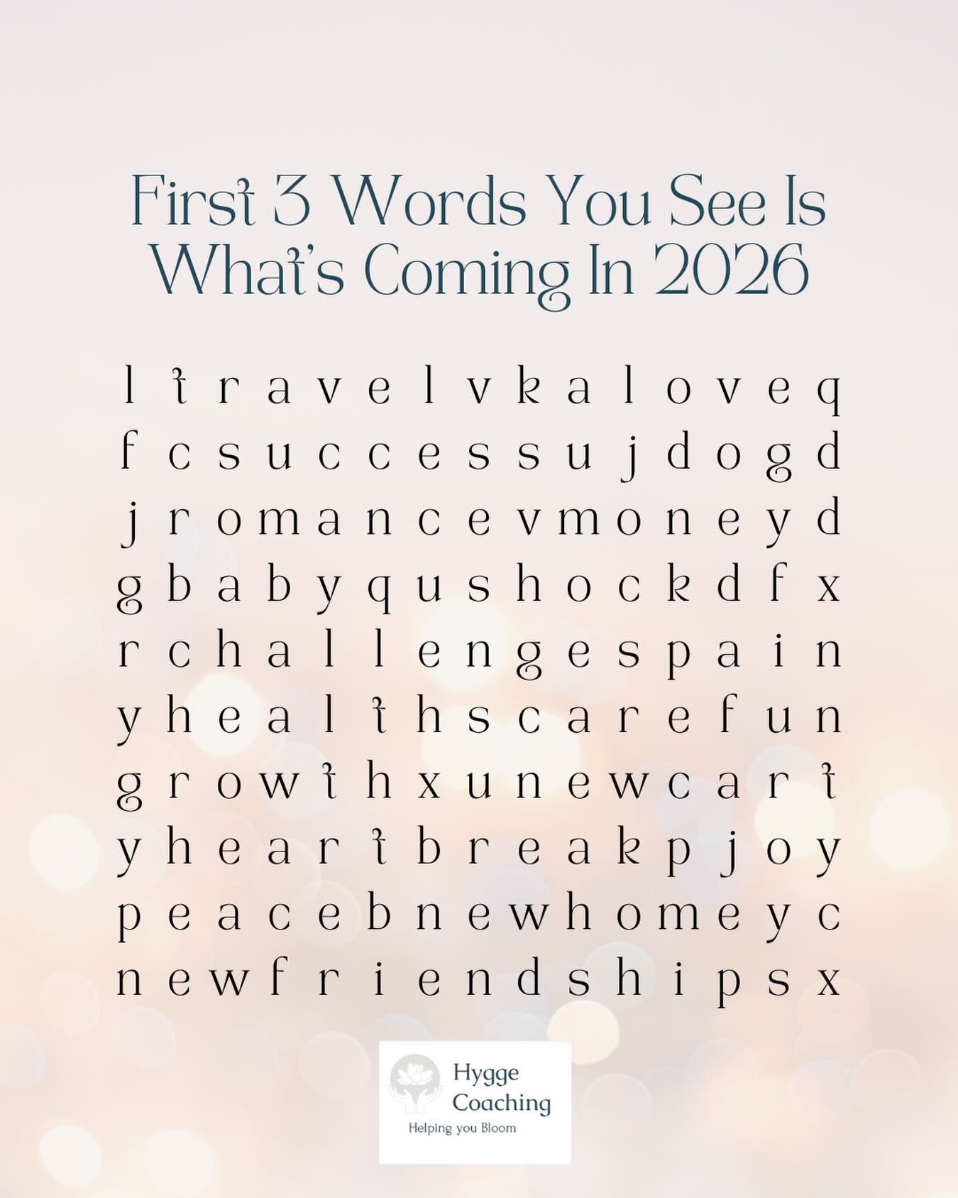 First three words you find will shape your 2026 ✨
Share yours below 👇🏽
