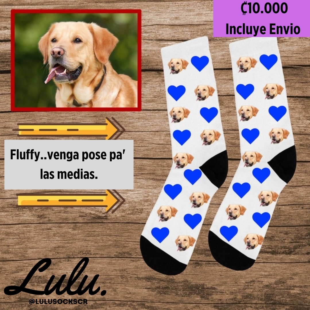 Escribenos un mensaje y te explicamos como ordenar tu par de medias personalizadas!