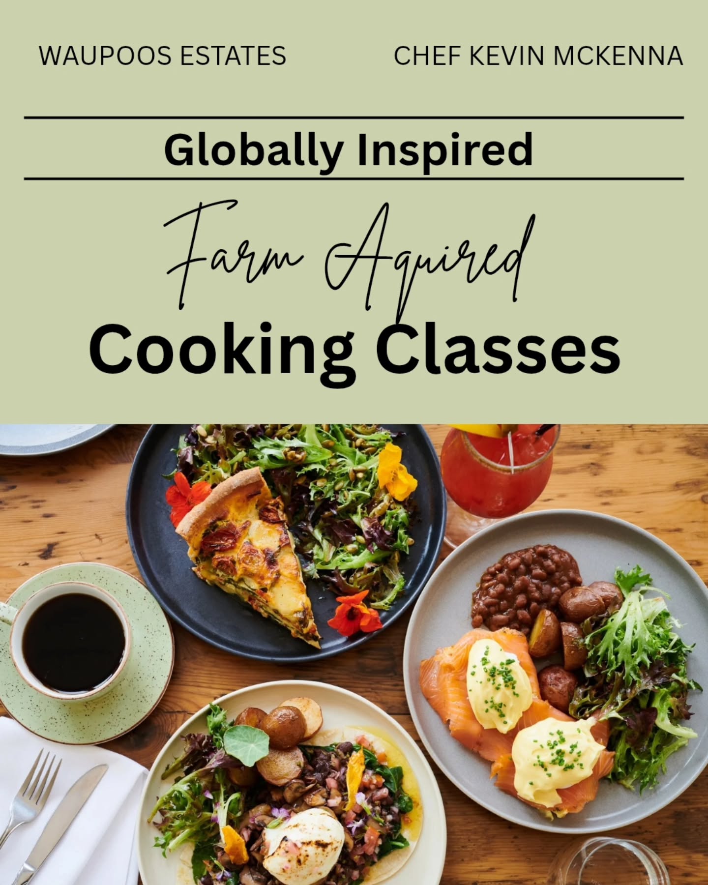 Explore the world, one dish at a time.
Due to popular demand, we’ve added two more Globally Inspired Cooking Classes to our lineup!
Our hands-on classes bring bold flavours, great wine, and a fun, interactive experience.
$100 + HST per person, per class
Includes: 2 wine pairings, light grazing & 2 take-home creations
January–February Lineup:
Jan 30 – Italy
• Rosemary Focaccia
• Potato Gnocchi Pasta
Feb 13 – Mediterranean
• Caldo Verde Potato Kale Soup
• Spanakopita Spinach Feta Pie
Feb 20 – Italy (NEW)
• Rosemary Focaccia
• Potato Gnocchi Pasta
Feb 27 – Vietnam (NEW)
• Fresh Spring Rolls
• Pho Noodle Soup
Perfect for food lovers, date nights, or a fun night out with friends.
Email events@waupooswinery.com
to book your spot!