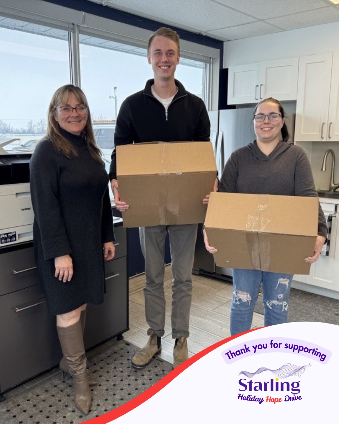 Thank you, Ergo Advantage, for giving the gift of joy to youth at Safe Haven Youth Services. 🎁💜 Your continued support through the Holiday Hope Drive has an incredible impact on the kids in our care—helping them feel safe, valued, and celebrated this season. ✨
#StarlingHolidayHope #CommunityGiving #WaterlooRegionCommunity #MentalHealthMatters #KidsMentalHealth
