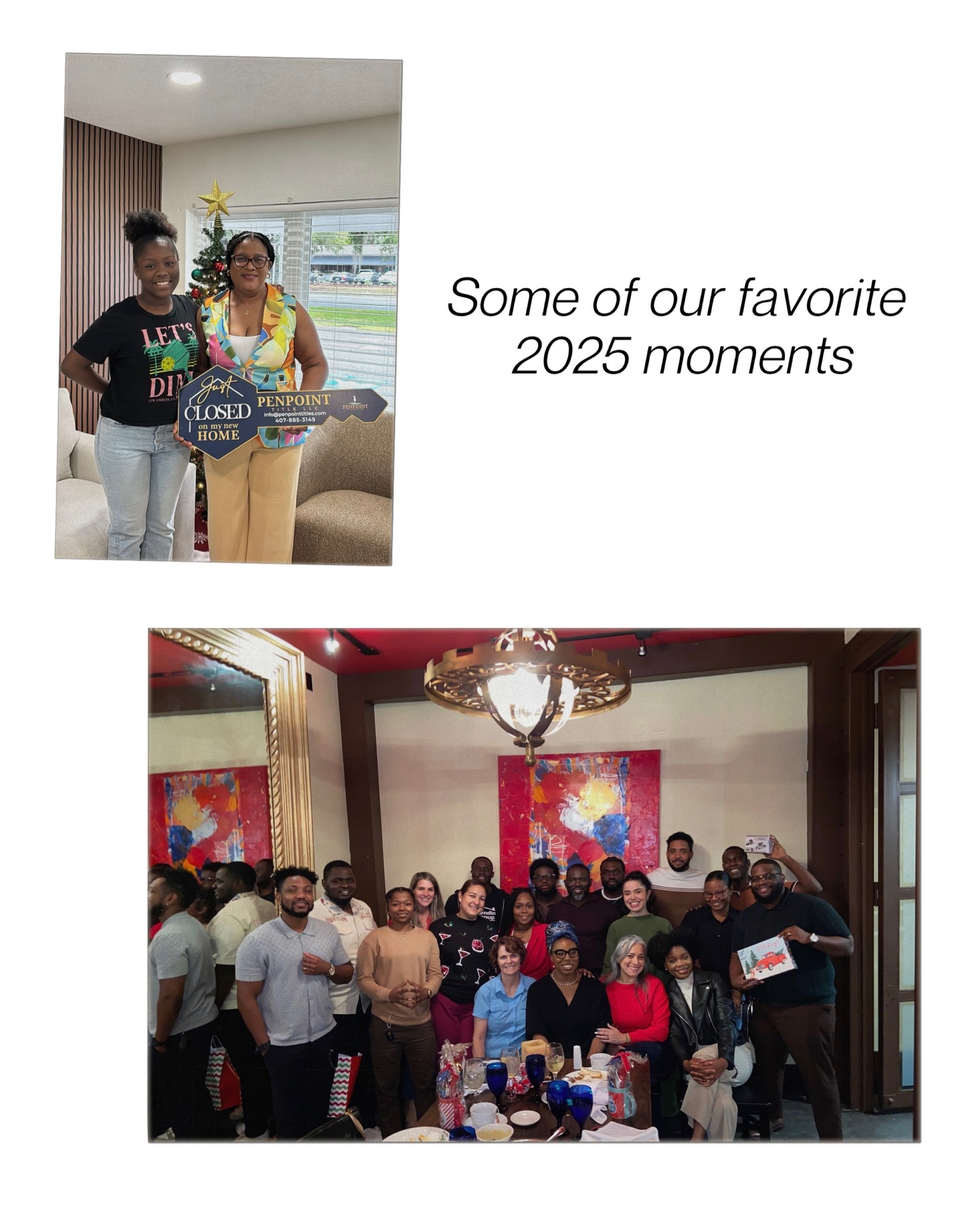 Behind every smooth closing was a true team effort, and behind every transaction, a story, a family, and a new beginning. ๐
Thank you for trusting us to play a part in moments that matter. Wishing you continued growth, meaningful wins, and many more success stories in 2026.