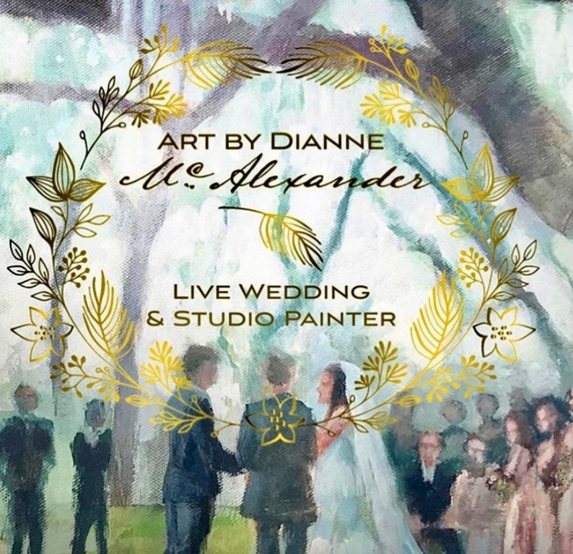 Happy New Year, and Happy 7 Year Business Anniversary!🪷💫🥰💫
As I look toward 2026, I’m marking seven years of live wedding painting. What began as a conversation with my daughter Sarah after a visit to the High Museum became work I love deeply. I’m grateful to the venues, fellow vendors, and couples who have trusted me to quietly witness their ceremonies.
This year holds studio time for a solo show in June and, hopefully, a summer visit to Germany to visit Sarah, Mark and my grandboys. With a limited number of weddings, I’m now welcoming bookings for 2026 and 2027.