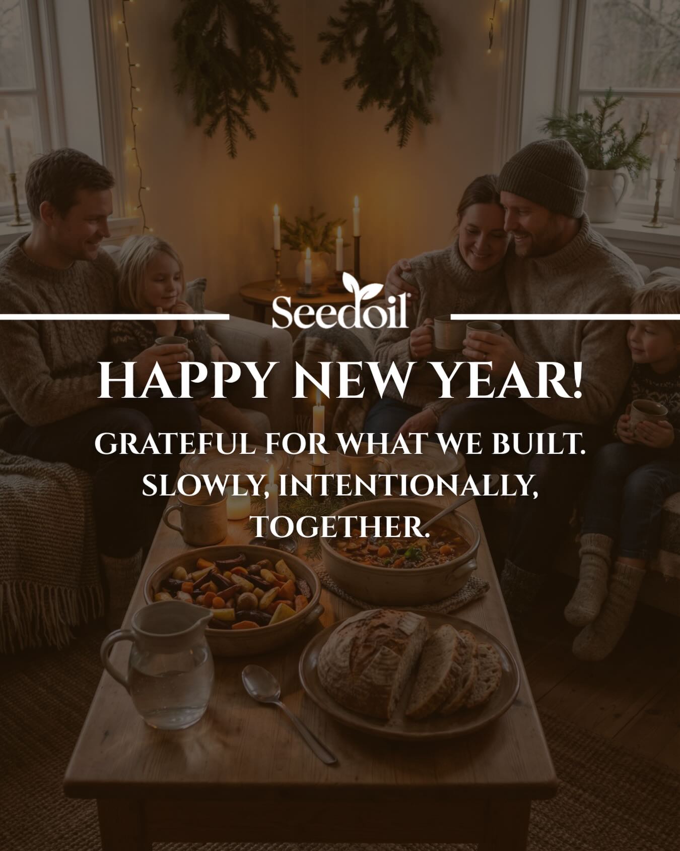 Closing the year feeling grateful for what was built — slowly, intentionally, and with care.
This year wasn’t about chasing perfection or louder narratives around food.
It was about paying attention: to how ultra-processed food and seed oils affect the body, to inflammation, and to what actually supports regulation in real life.
We learned that calm builds more trust than urgency.
That lived experience matters more than debate.
And that choosing real food, again and again, is a quiet but meaningful act.
Thank you for being part of this year with us — for reading, sharing, reflecting, and staying curious.
We close the year with clarity, calm, and real food.
No reset needed.