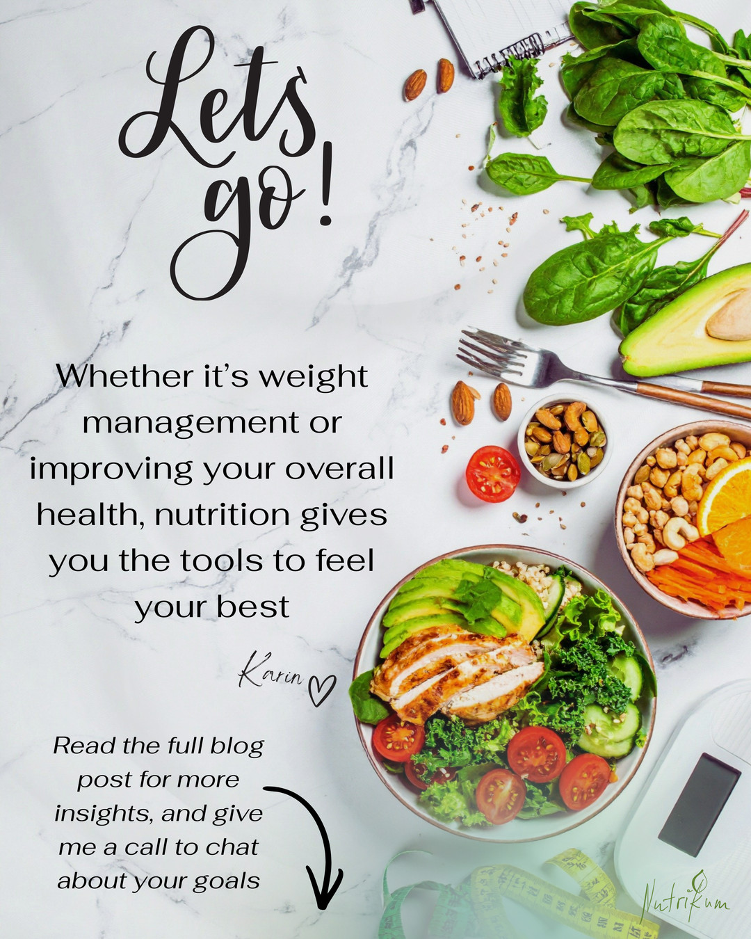 Thinking about your health, energy levels or weight goals? 🥗✨
Nutrition isn’t just about weight loss - the right nutrition provides the building blocks to boost energy, support digestion, and improve overall wellbeing.
Together, we focus on quality over quantity, finding realistic changes that help you feel more active, focused and confident - and support changes in weight too, if that’s part of what you’re working towards. 💪✨
Check out my blog for insights that can inspire your journey. Link in comments ⬇️
I support a wide range of nutrition goals for general health in women and men, with a special focus on women’s health, active lifestyles, digestive health, including the Low FODMAP diet and fructose intolerance.
I provide practical, personalised nutrition guidance to help you feel your best.
Visit my website to learn more or give me a call!
Chat soon, Karin
www.nutrikum.com
info@nutrikum.com
0499023798
Gold Coast, Australia
🇩🇪 🇦🇹 Deutsch willkommen
#HealthTips #EnergyLevels #WeightGoals#Nutritionist #WomensHealth #DigestiveHealth #LowFODMAP #FructoseIntolerance #HealthyEating #ActiveLifestyle #PersonalisedNutrition #NutritionSupport