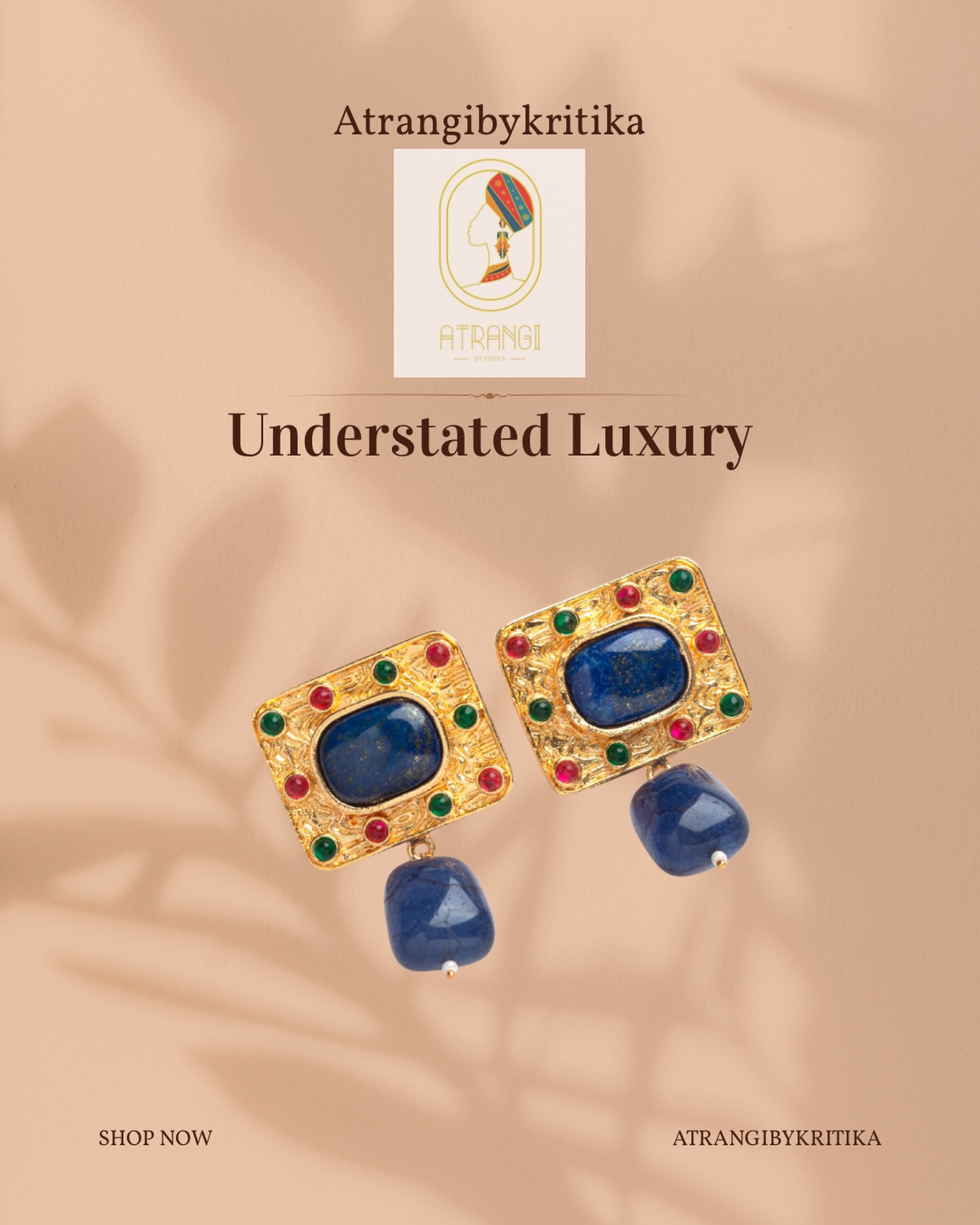 Understated luxury, unapologetically Atrangibykritika
Where heritage meets modern elegance - handcrafted earrings designed to make a statement without saying a word. Timeless, bold, and beautifully you.
Tap to shop pieces that turn everyday moments into heirlooms. 💙
#AtrangibyKritika #UnderstatedLuxury #HandcraftedJewellery #StatementEarrings #luxuryjewelleryindia
IndianJewelleryBrand ArtisanJewellery ModernHeirlooms SlowFashionIndia EthnicWithATwist JewelleryLovers ShopIndianBrands ViralJewellery JewelleryReel