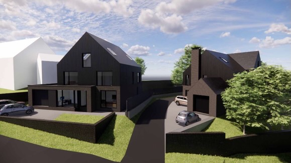 Check out our NE Derbyshire Dronfield project, where we sourced land and brought our vision to life with 3 eco-friendly houses from design to completion