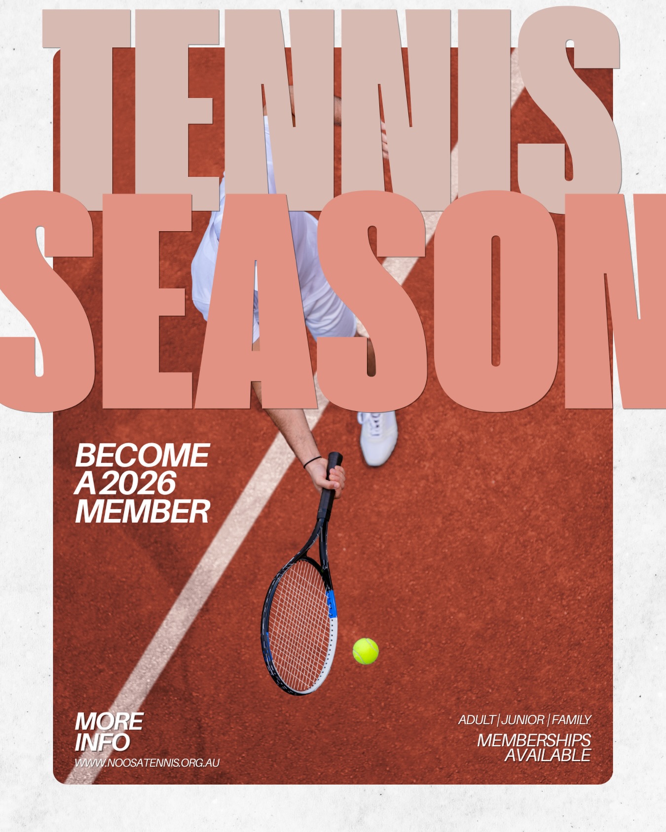 The summer of tennis is upon us! Join the Noosa Tennis Club for all your tennis needs and get your game on! @australianopen