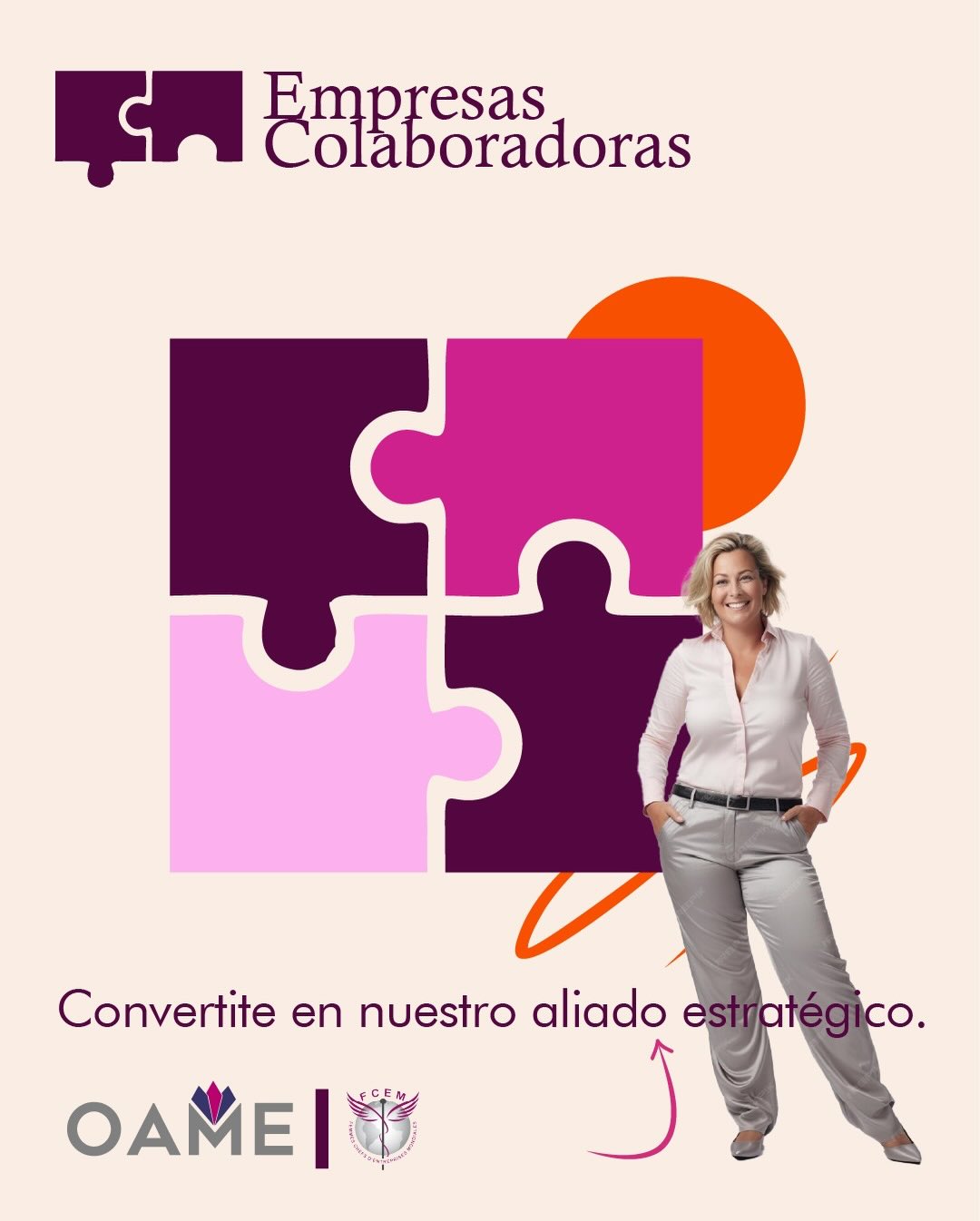 🫶Tu empresa y tu marca pueden formar parte de la red más importante de empresarias Argentinas.
✨Convertite en “empresa colaboradora” de OAME, convertite en nuestro aliado estratégico.
#SomosOAME
#SolasInvisiblesJuntasInvencibles
