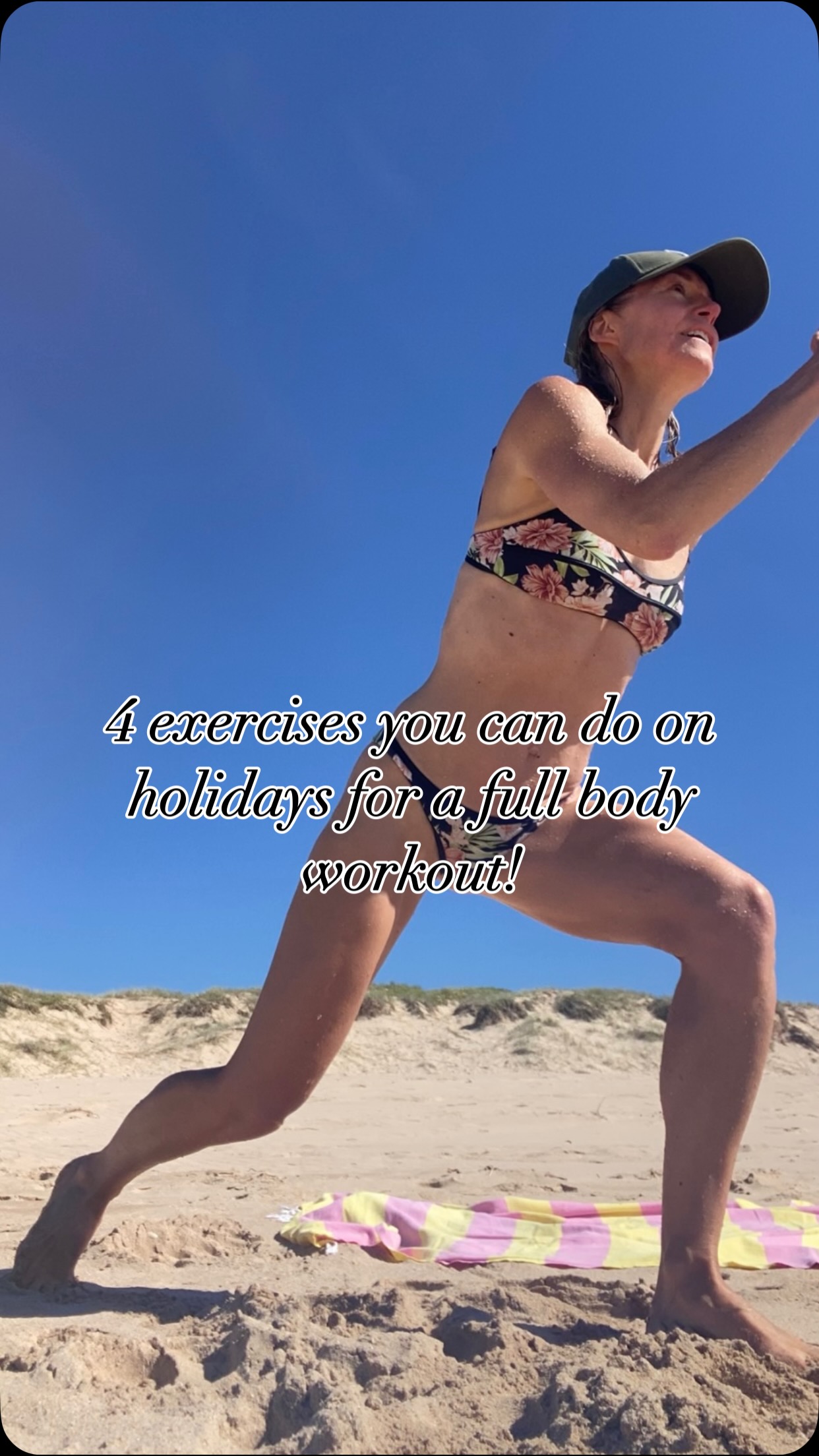 Don’t let being away on holidays stop you from working out daily. These 4 simple exercises will target legs, arms and core for a full body workout.
You don’t need a gym or props just your body weight and some motivation to get up and move. Try these 4 foundational movements, barefoot at the beach in your hotel, outdoors in a park anywhere you like really..
1- Squats - to load the quads, glutes, hamstrings, adductors and calves, while also engaging the core.
2- Lunges to knee lift - this combo targets major leg muscles while enhancing balance and control. The lunge working quads, glutes, hamstrings and the knee lift engaging hip flexors.
3- Push ups - can be done many ways depending on your strength/preference. Modify with knees on the ground and then gradually build to a regular push up. Both versions work your chest, shoulders and arms but when done in a regular form (body in straight line) you engage your core, back, glutes and quads making it a full body exercise.
4- Ab curl- to primarily target core, your six pack (rectus
abdominis) side abs (obliques) and some lovely spinal flexion. Again so many variations can be done choose whatever you prefer I did a simple ab curl and added some single leg extensions done in the ab curl.
I often get clients saying they “won’t be able to do any exercise while away” or “I am going to lose my strength /tone while I am away” but this simple hack will make sure you stay fit no matter where you go for your holidays!
-
-
-
#integrativehealth #wellness #health #healthyliving #cleanliving #healthyhabits #integrativewellness #healthylifestyle #dailyrituals #exerciseanywhere