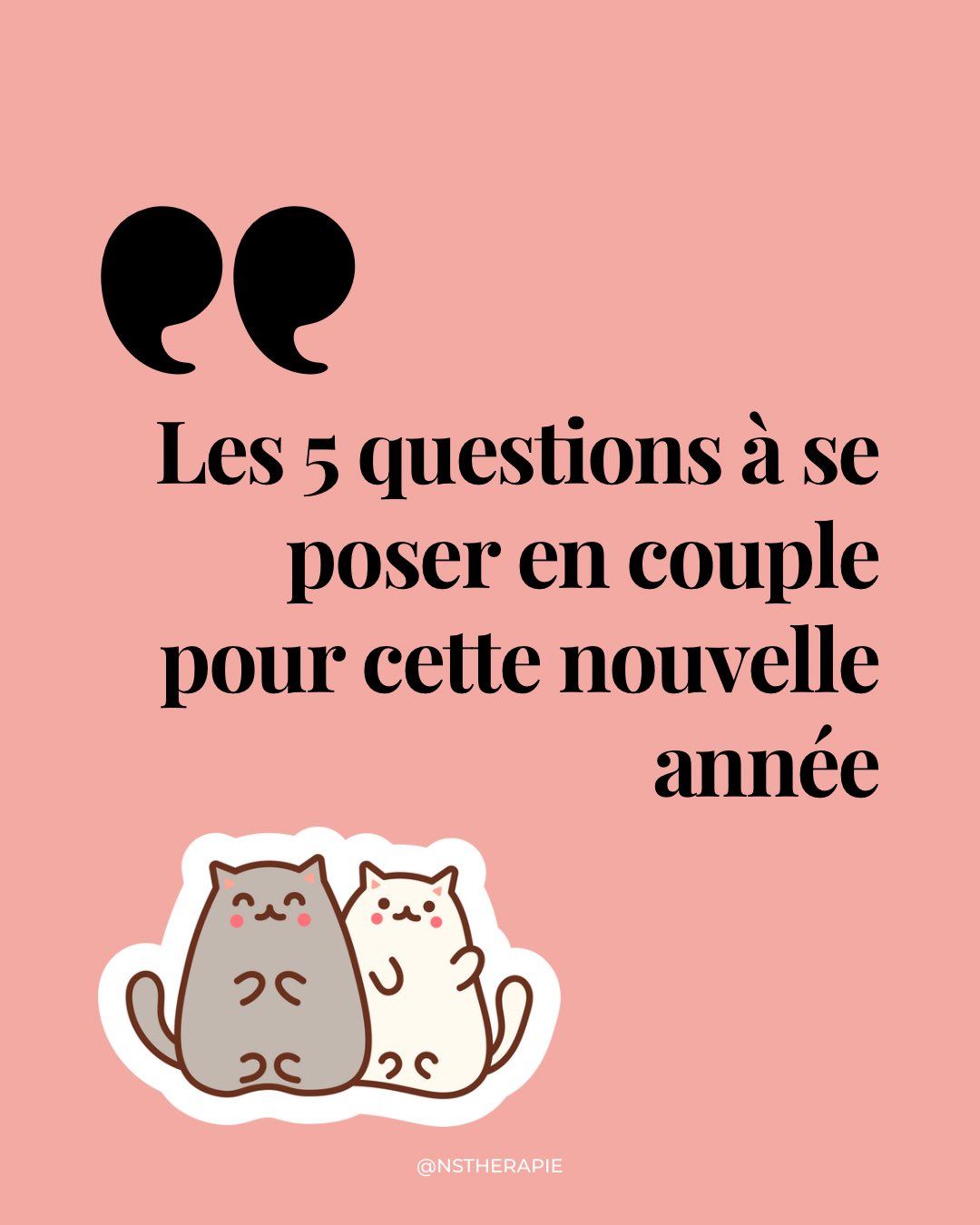 Et si, cette année, on prenait le temps de se regarder vraiment ?
Pas pour juger.
Pas pour reprocher.
Mais pour comprendre, ajuster, renforcer.
👉 Swipe pour découvrir des questions essentielles à se poser en couple.
Des questions qui ouvrent le dialogue, réveillent l’écoute
et nourrissent le lien.
💬 Un couple ne se construit pas sur des certitudes,
mais sur la capacité à se questionner ensemble.
📌 À lire à deux, ou à méditer chacun de son côté.
💾 À enregistrer pour y revenir plus tard.
❤️ À partager si ça résonne