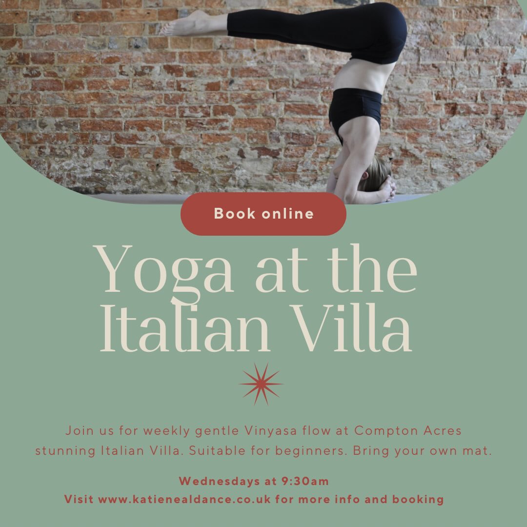 Flow, stretch, and unwind in the stunning surroundings of the Italian Villa ๐ฎ๐นโจ
This is your invitation to pause, reset, and move with intention ๐งโโ๏ธ๐ฟ
Book your Italian Villa Yoga session on our website today ๐ซ Visit www.katienealdance.co.uk