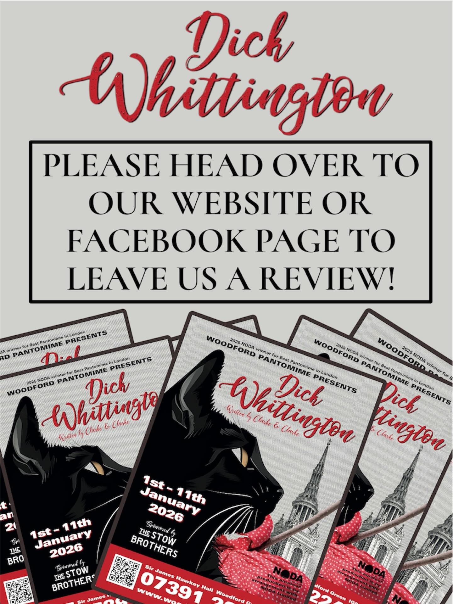 Thank you so much to everyone who came along and supported our first two shows today — we’re so grateful!
We still have availability remaining for some shows, so please help us spread the word 🐈⬛
