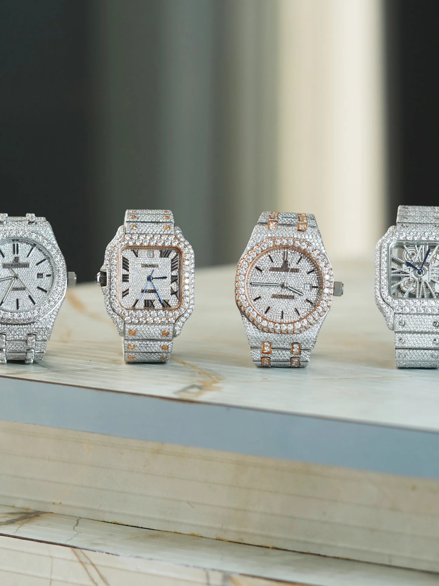 Radiant moissanite diamond watch featuring iced-out design, durable craftsmanship, sleek detailing, and a high-end look for standout elegance.
#watches #moissanitejewelry #moissanitewatch #diamonds #luxurywatch #luxrylifestyle #fashion #diamonds #diamondwatch #watchcollection
